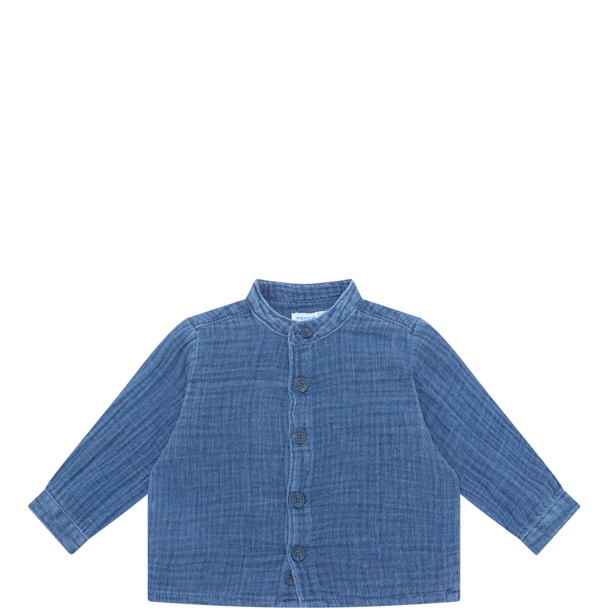 Crinkle Denim Shirt