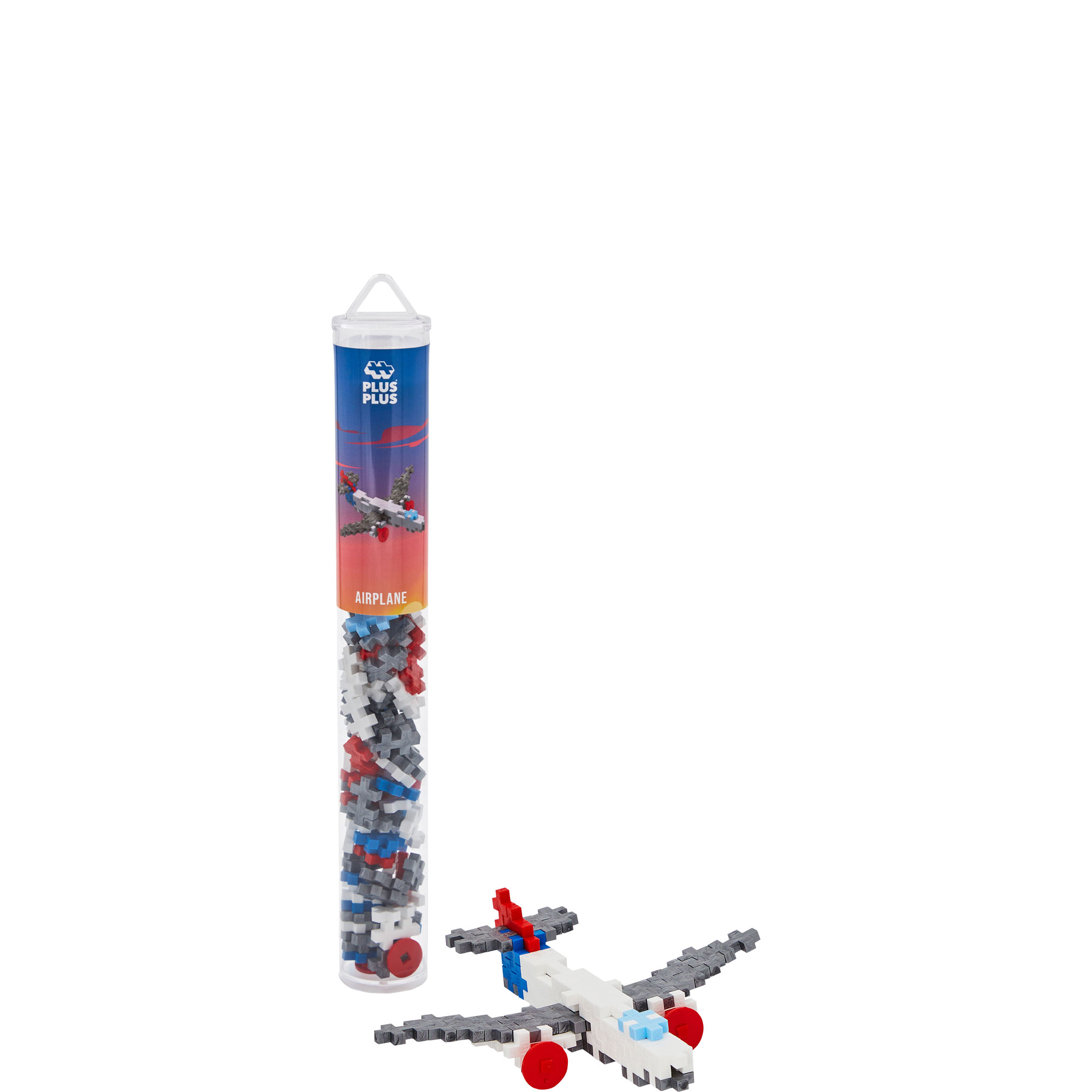 Plus-Plus 100 Piece Tube Airplane
