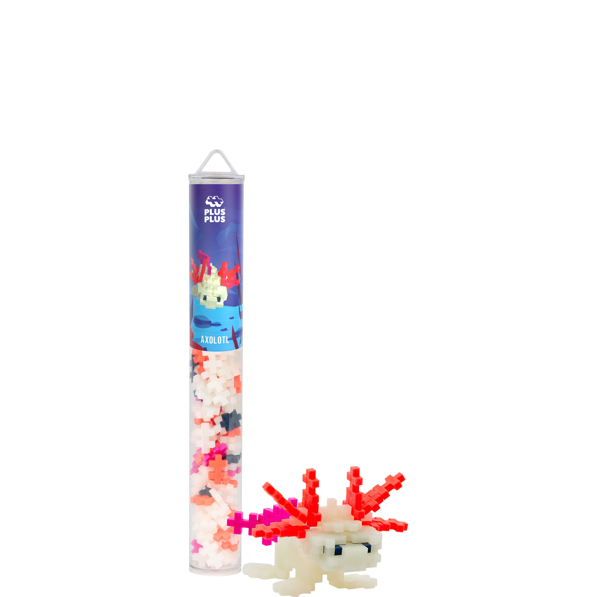 Plus-Plus 100 Piece Tube Axolotl