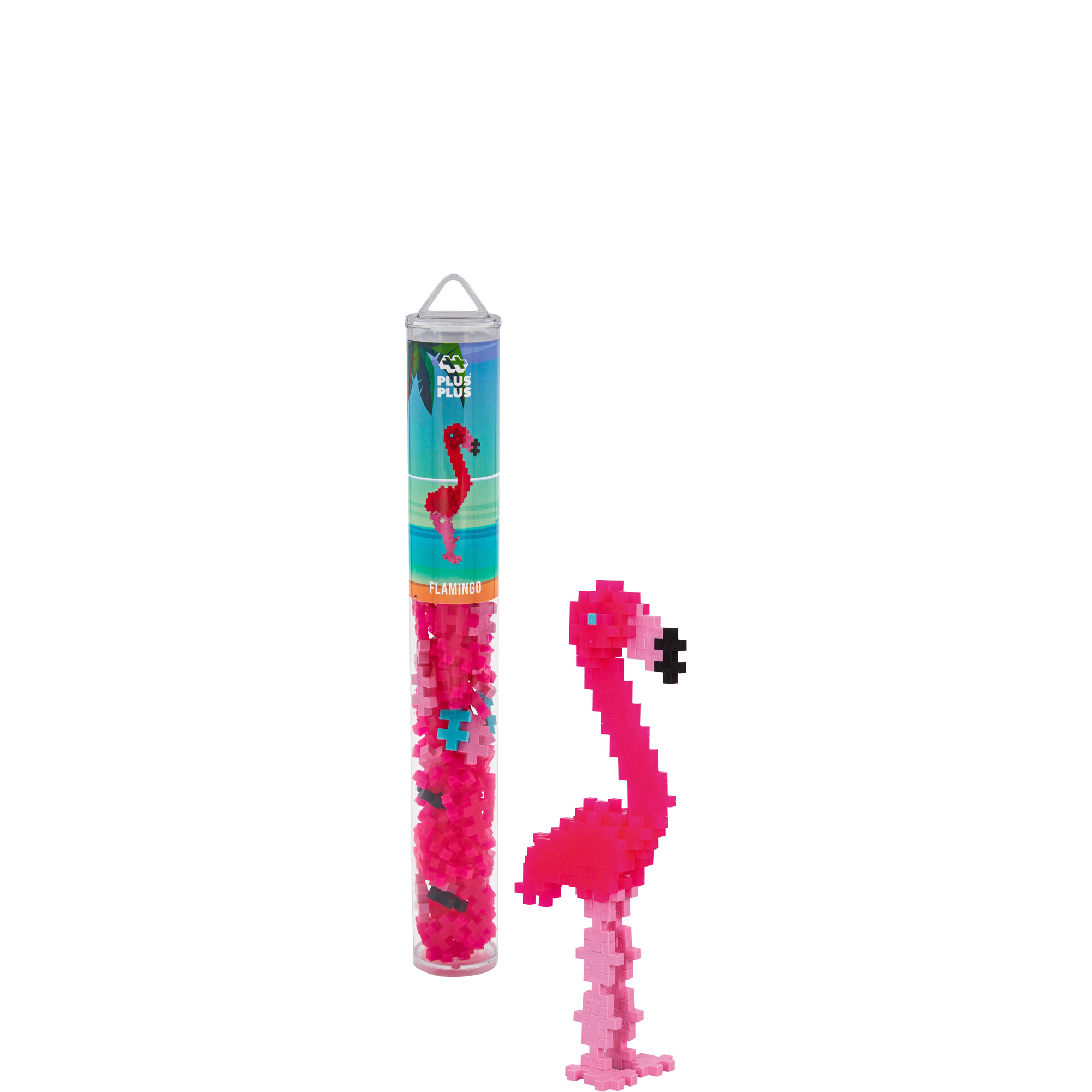 Plus-Plus 100 Piece Tube Flamingo
