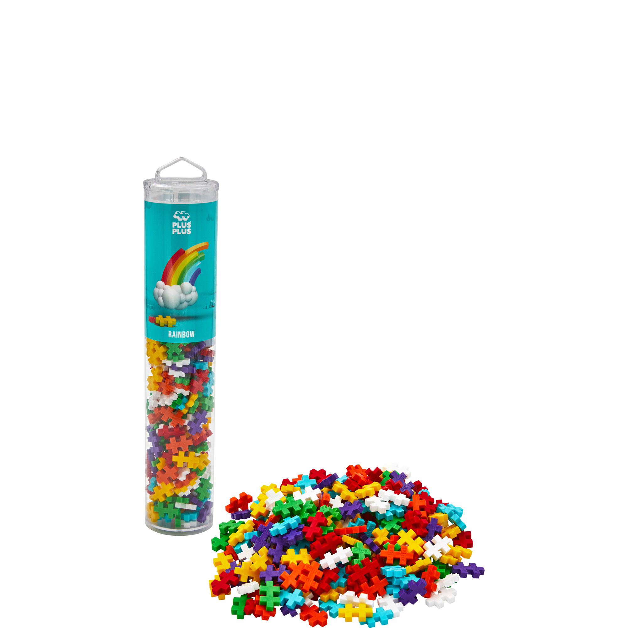 Plus Plus 240 Piece Tube Rainbow