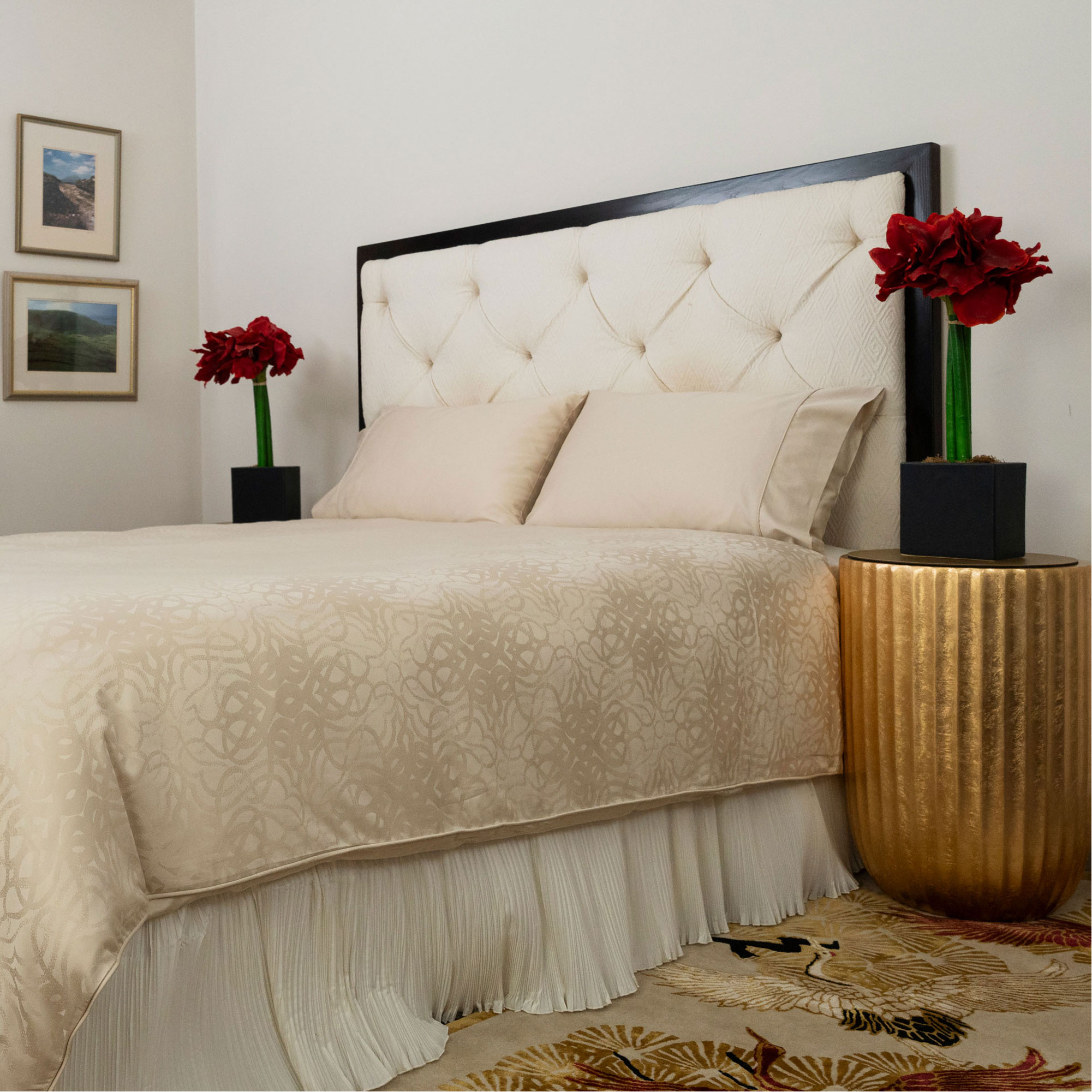 Valois Sateen Cotton Duvet Cover Set