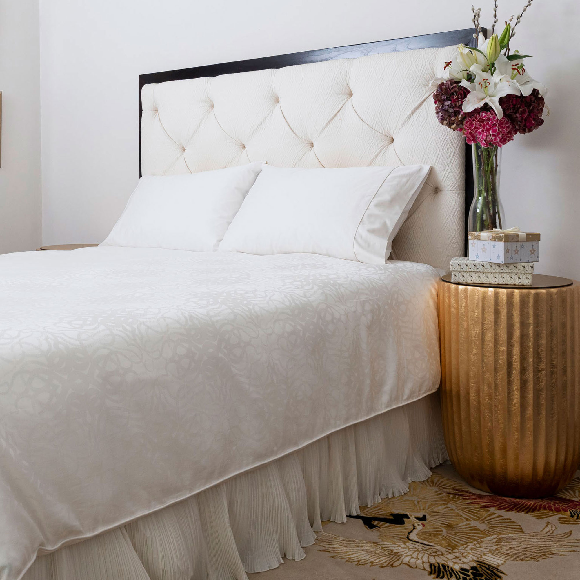 Valois Sateen Cotton Duvet Cover Set