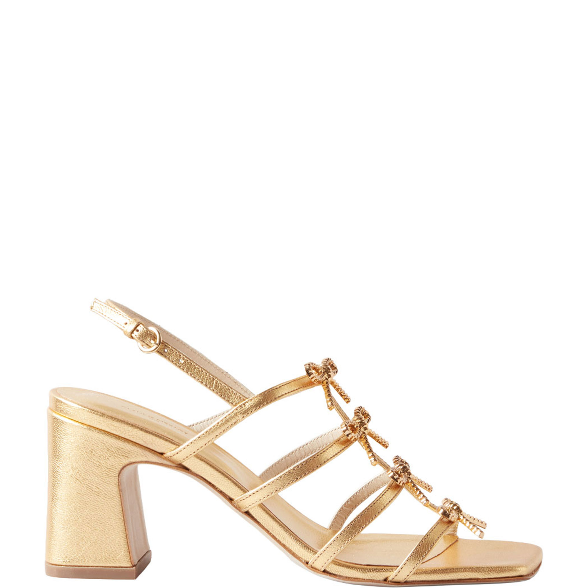 Bow Embellished Block Heels