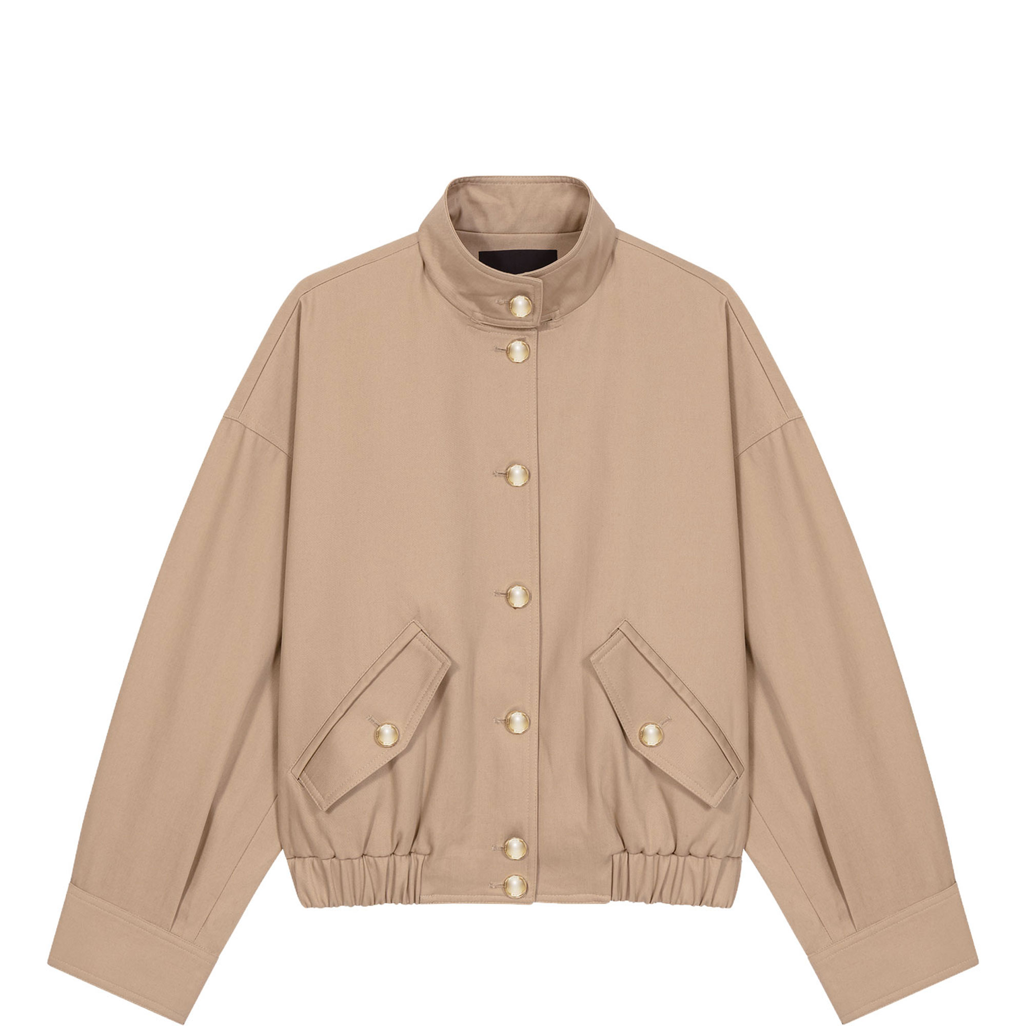 Flap Pocket Bomber Jacket