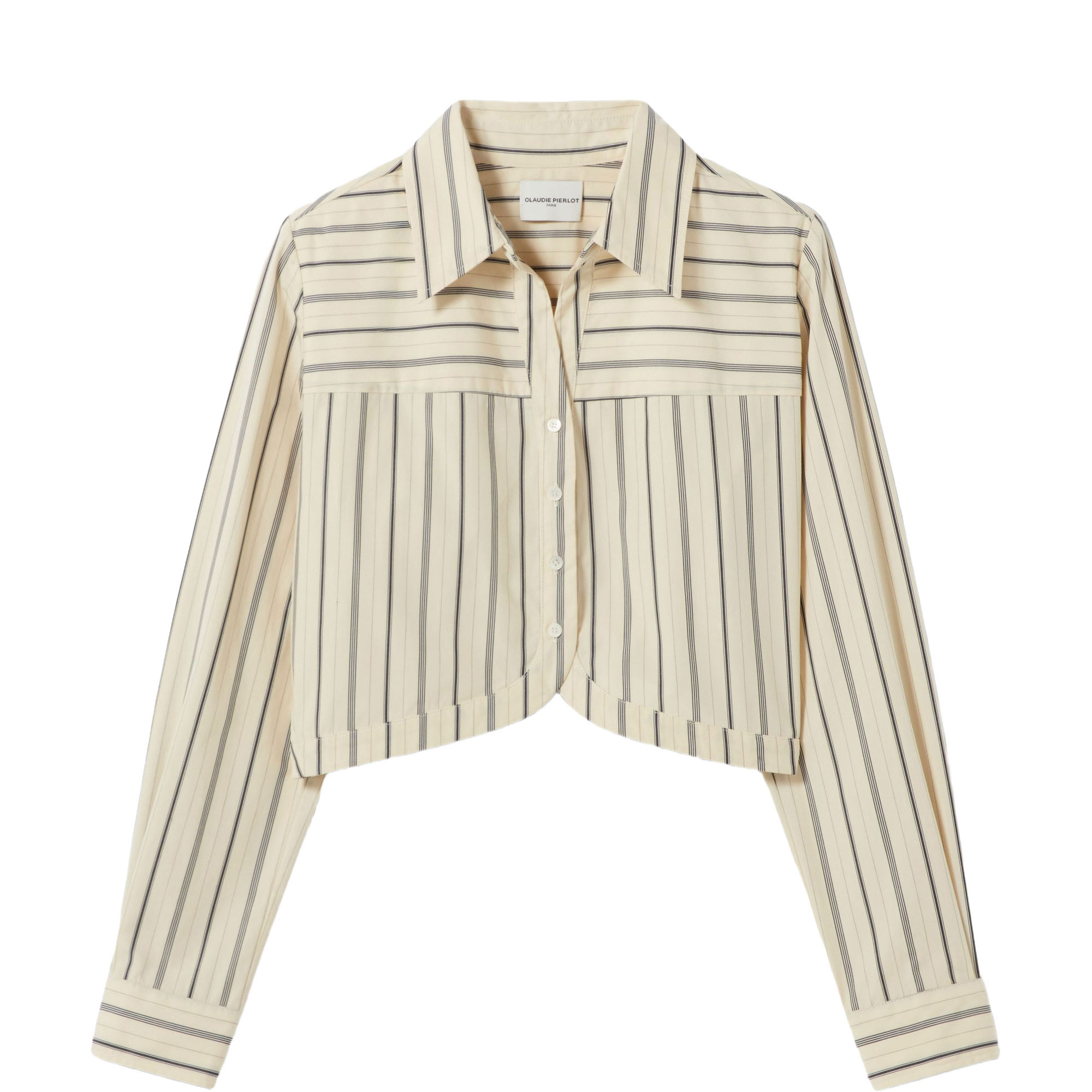 Stripe Cropped Shirt