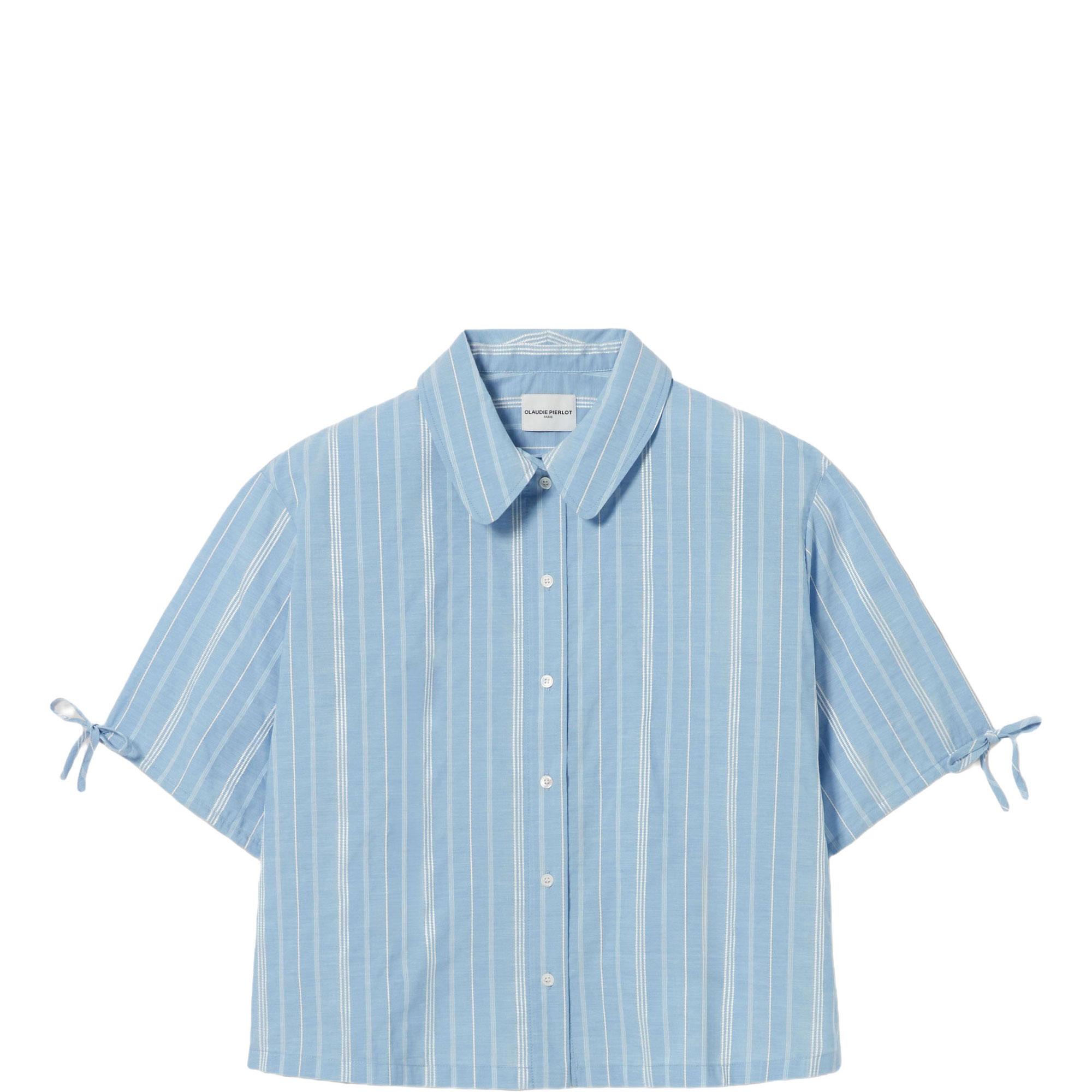 Striped Peter Pan Collar Casual Shirt