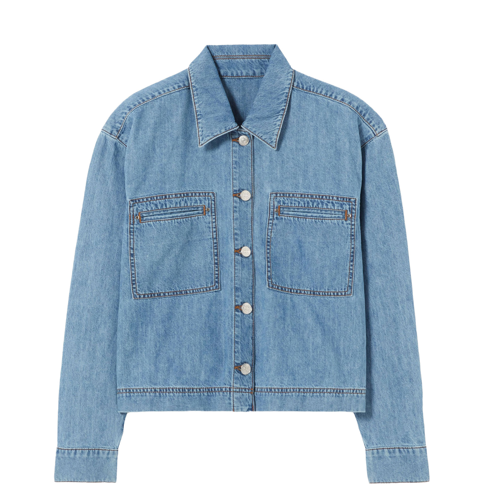Patch Pocket Denim Jacket