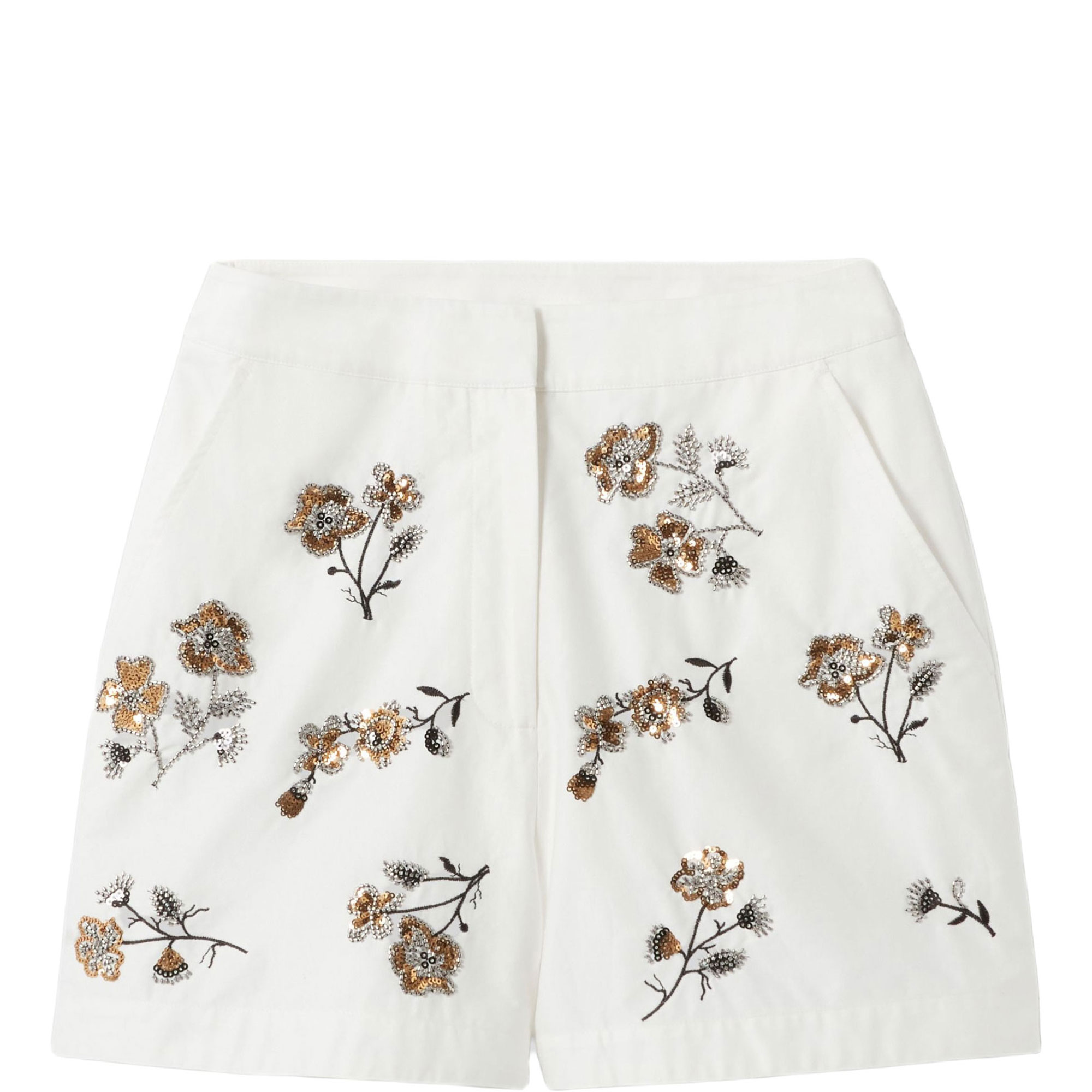 Floral Embellished Shorts