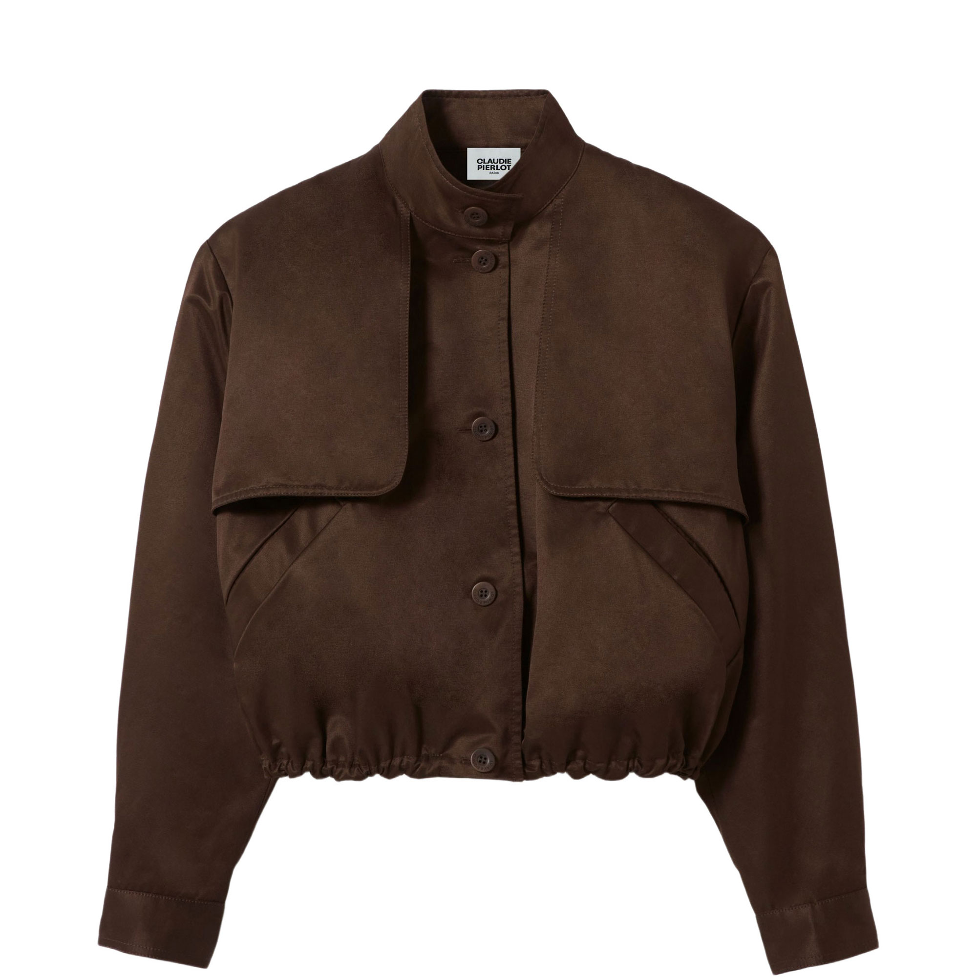 Cropped Bomber Jacket