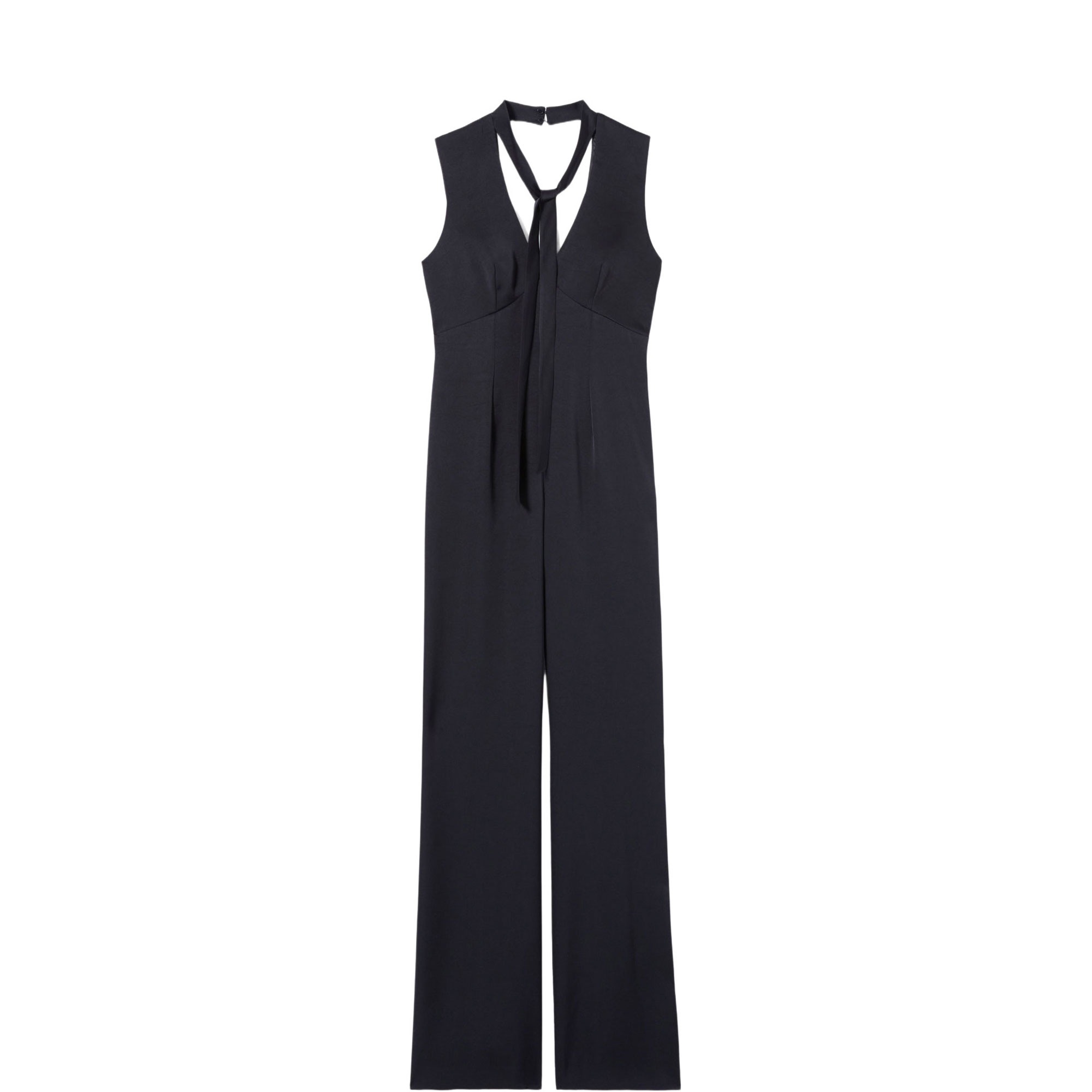 Tie Neck Jumpsuit