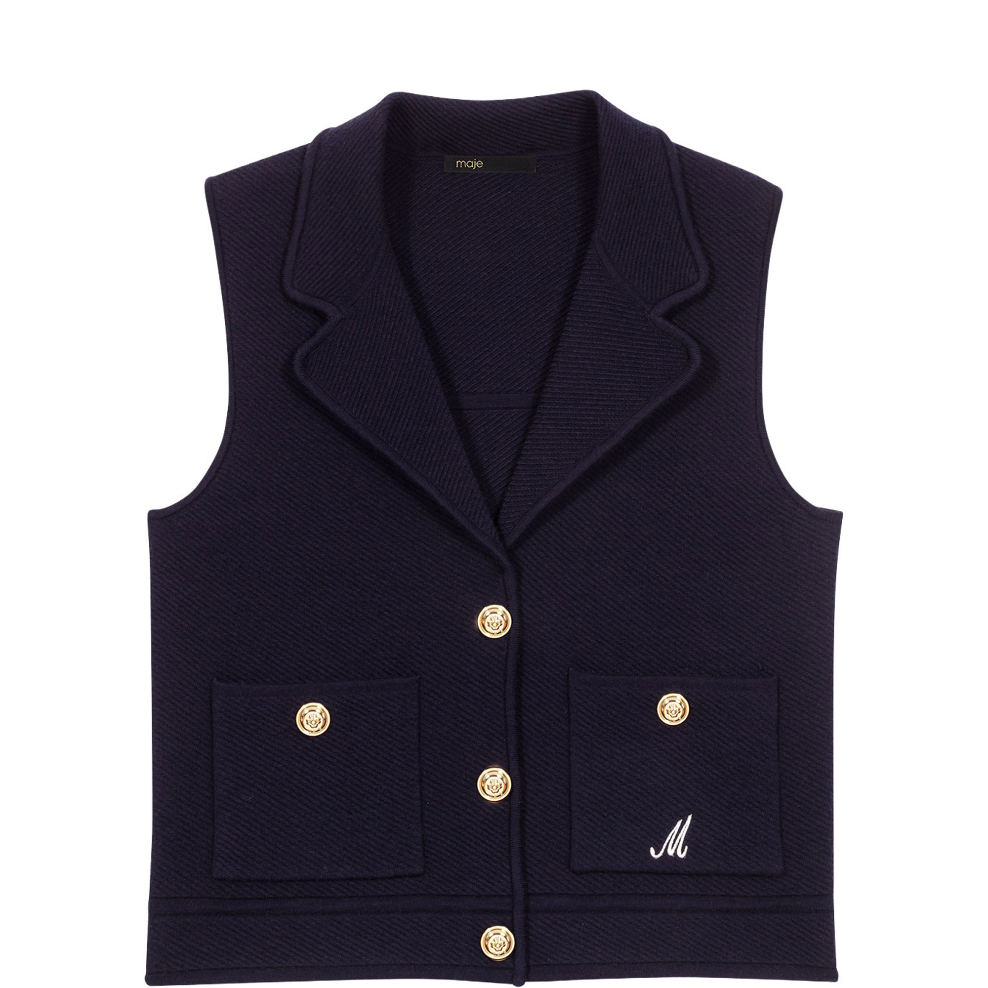 Knitted Polo Cardigan