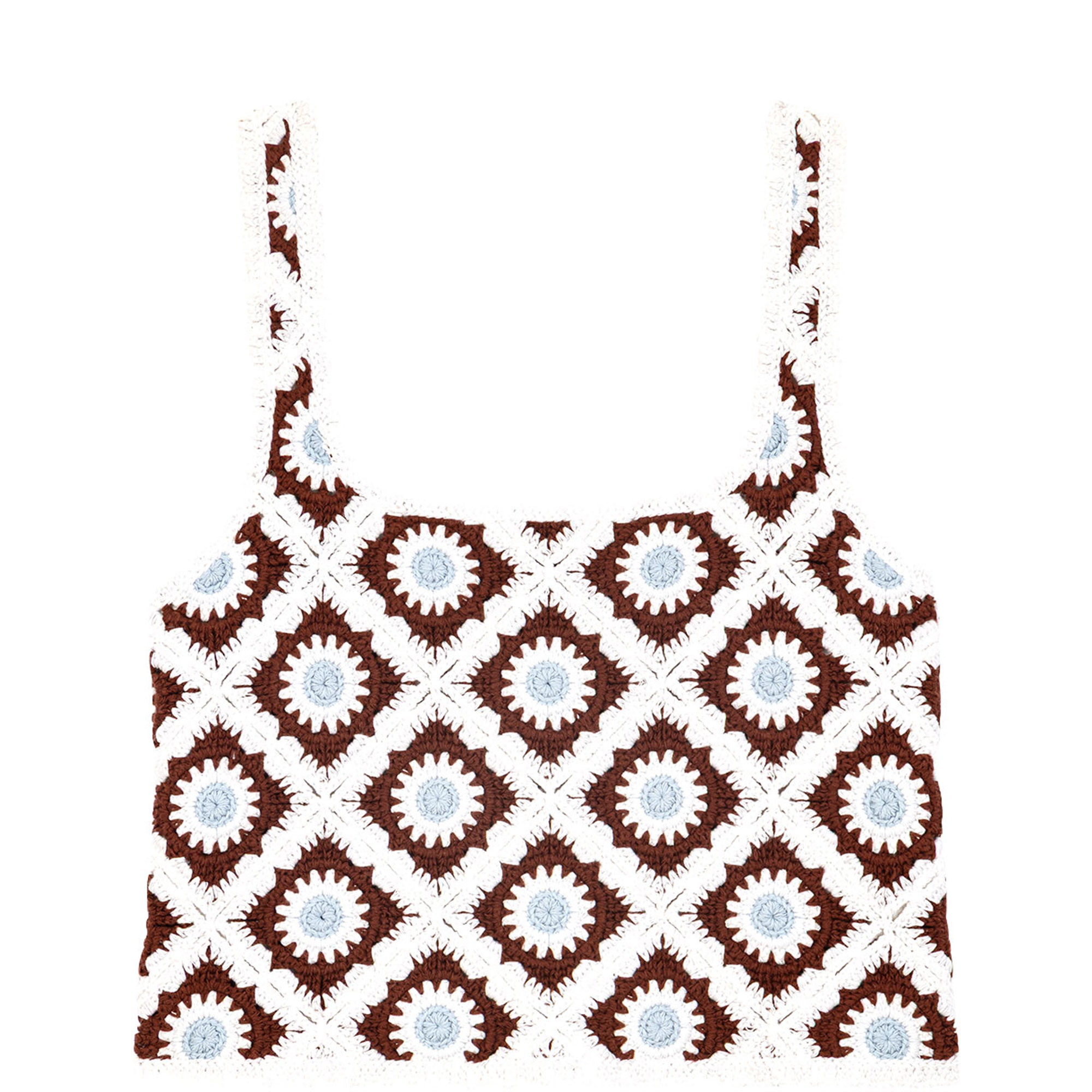 Floral Crochet Tank Top