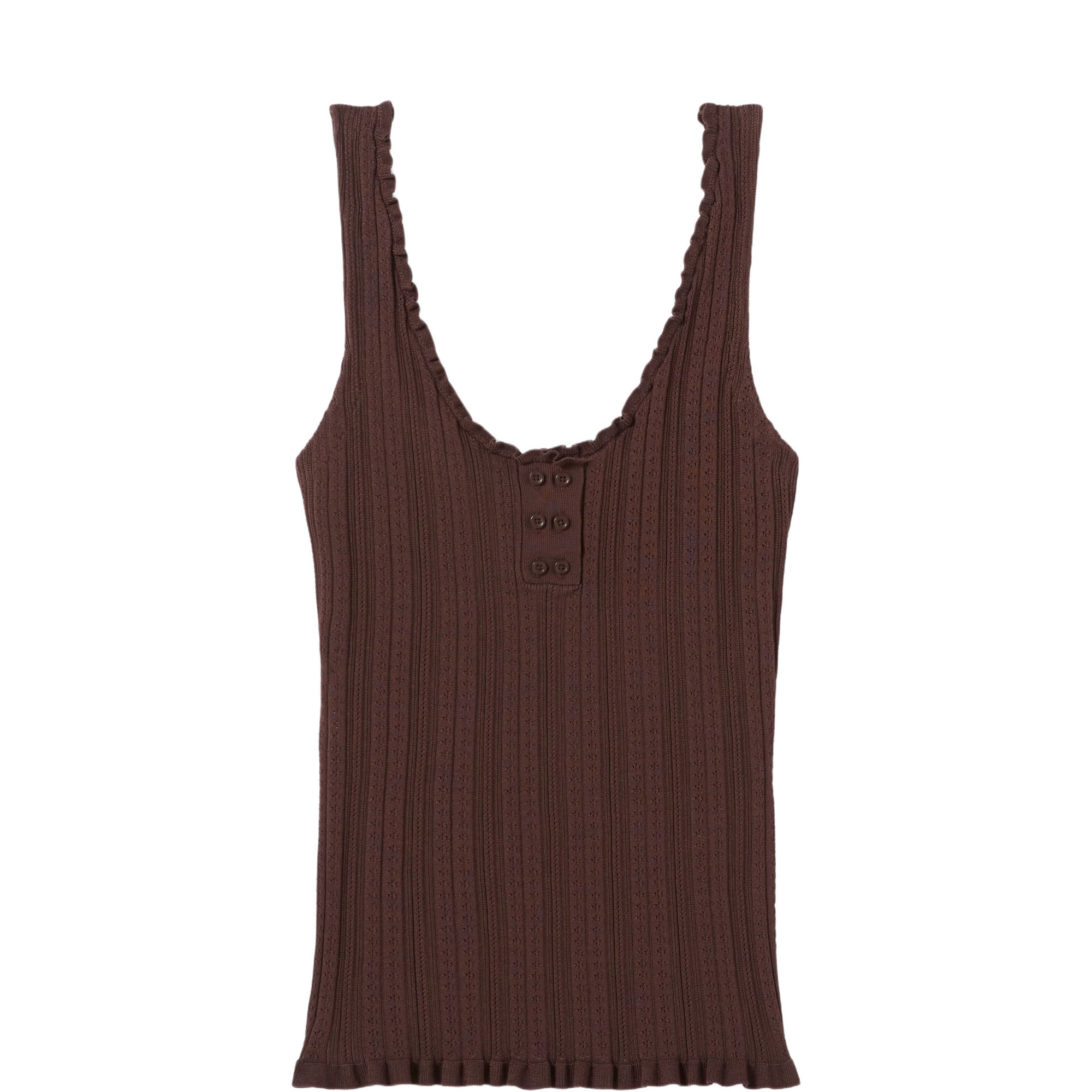 Pointelle Tank Top