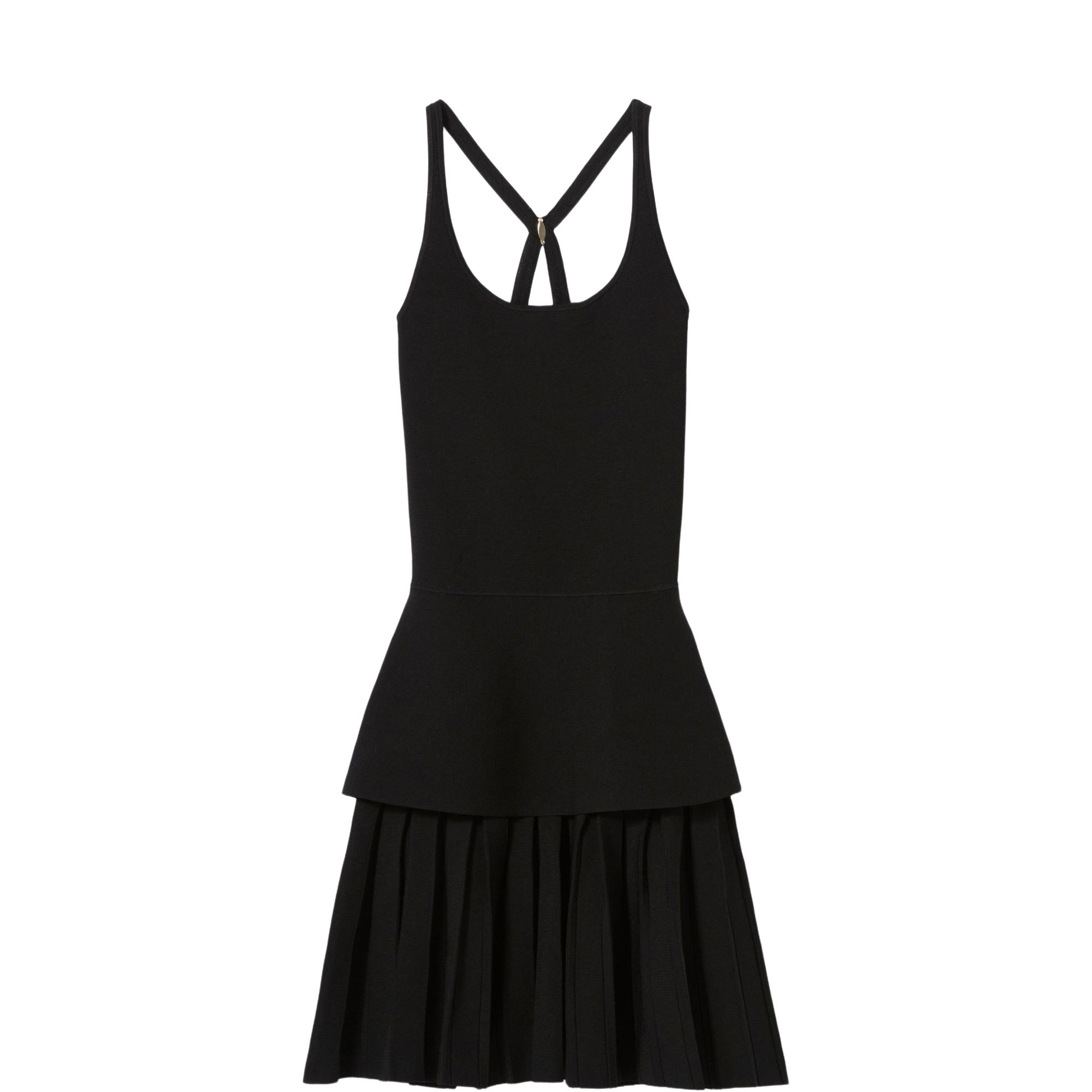 Criss-Cross Knit Mini Dress