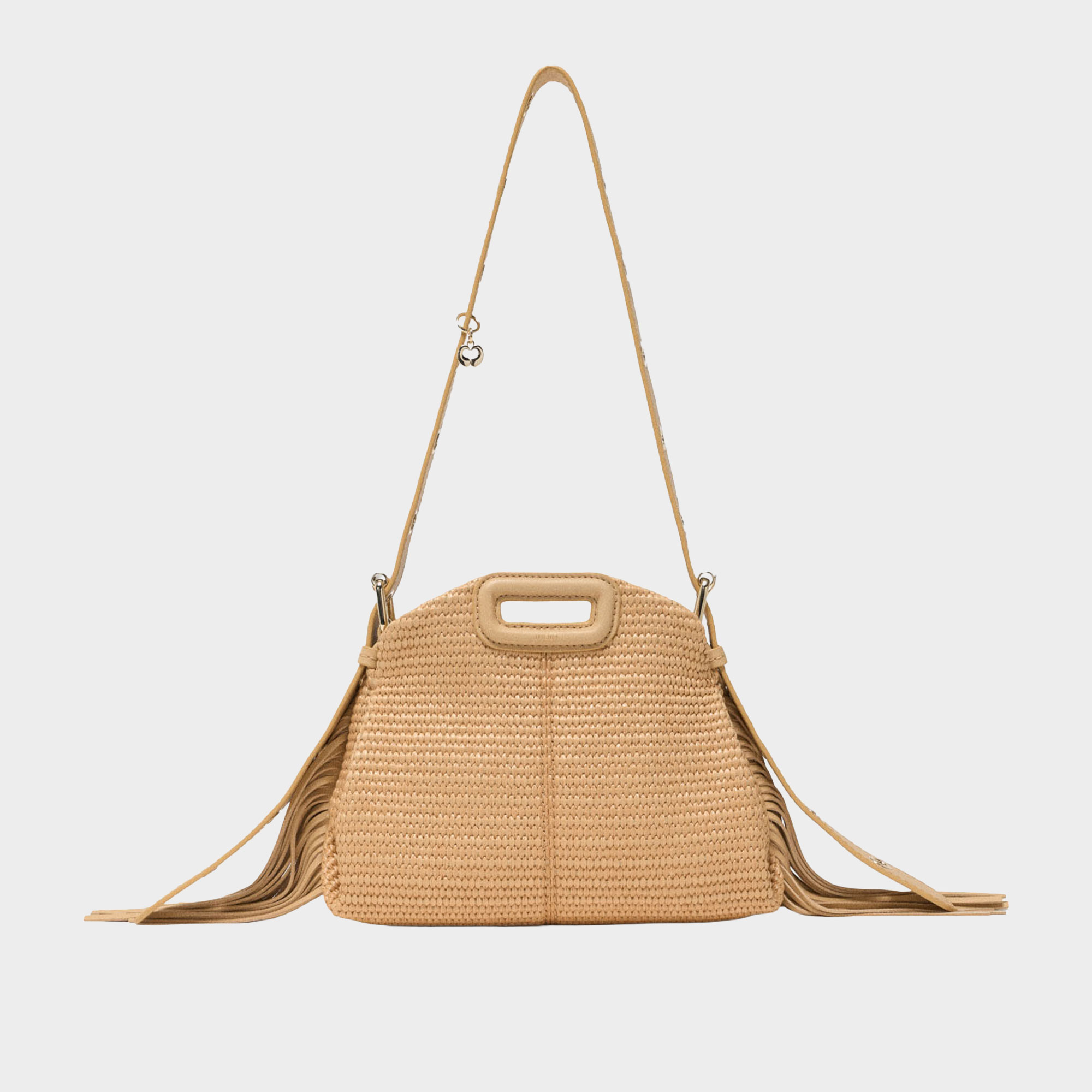 Miss M Raffia Effect Mini Bag