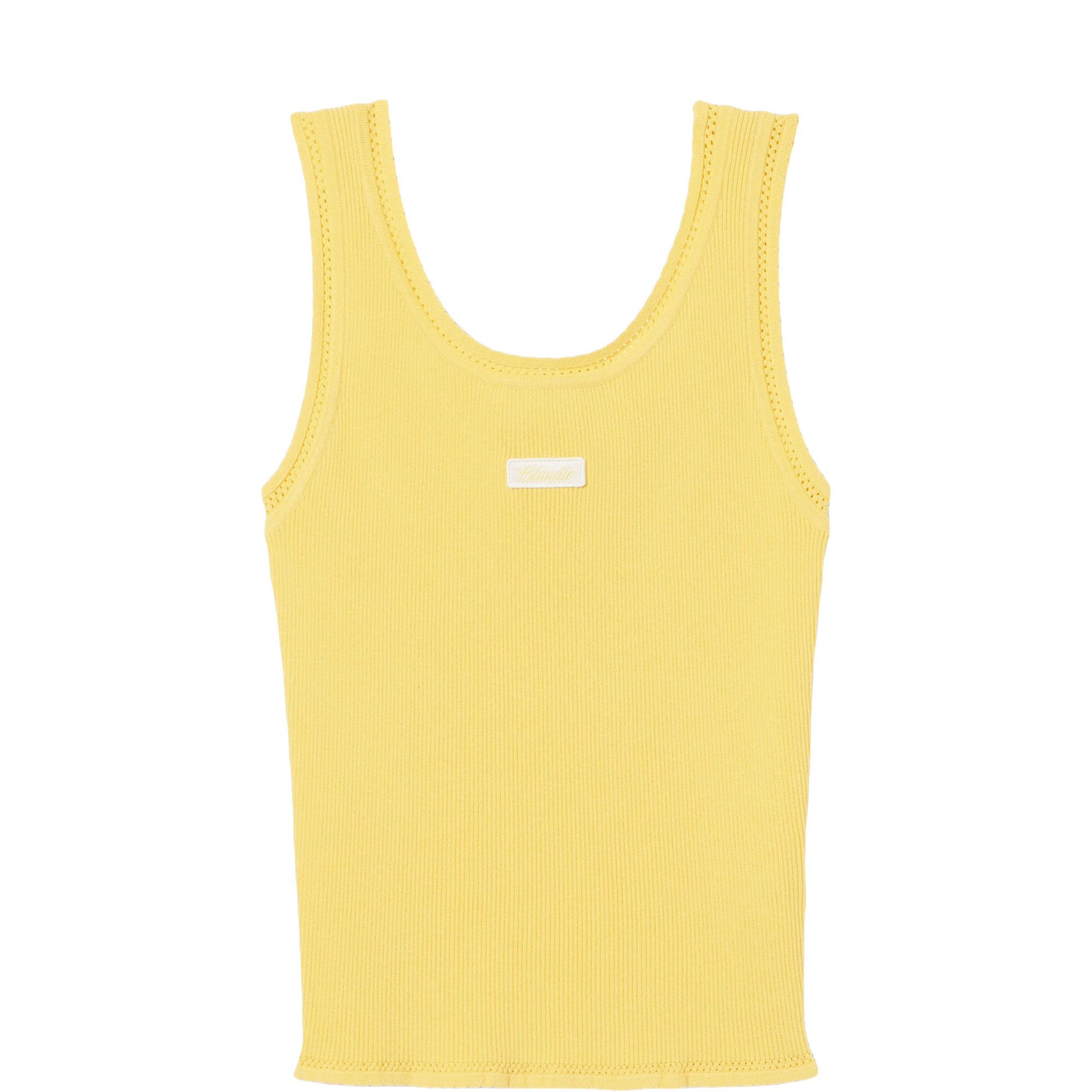Logo Knitted Tank Top