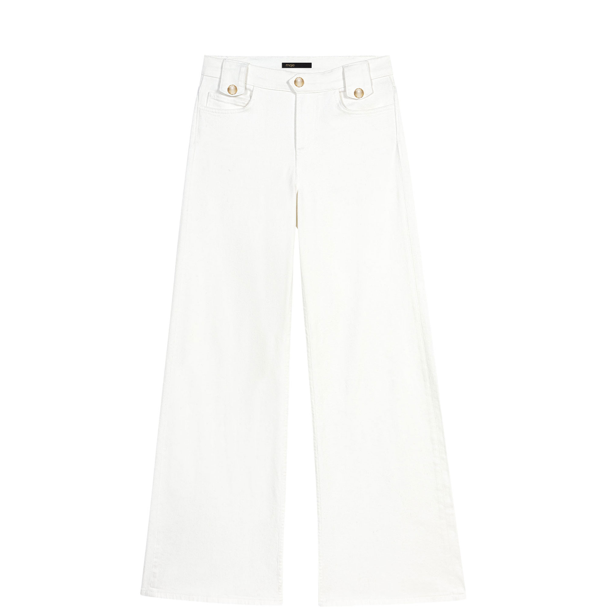 Denim High-Rise Flared Jeans