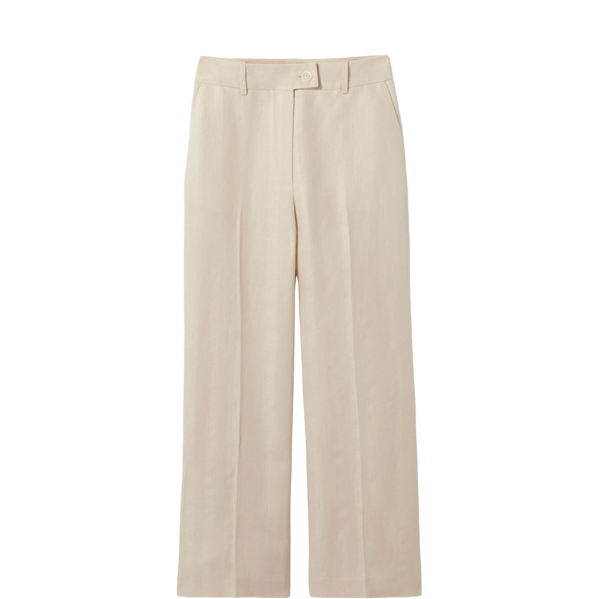 Cropped Flared Trousers