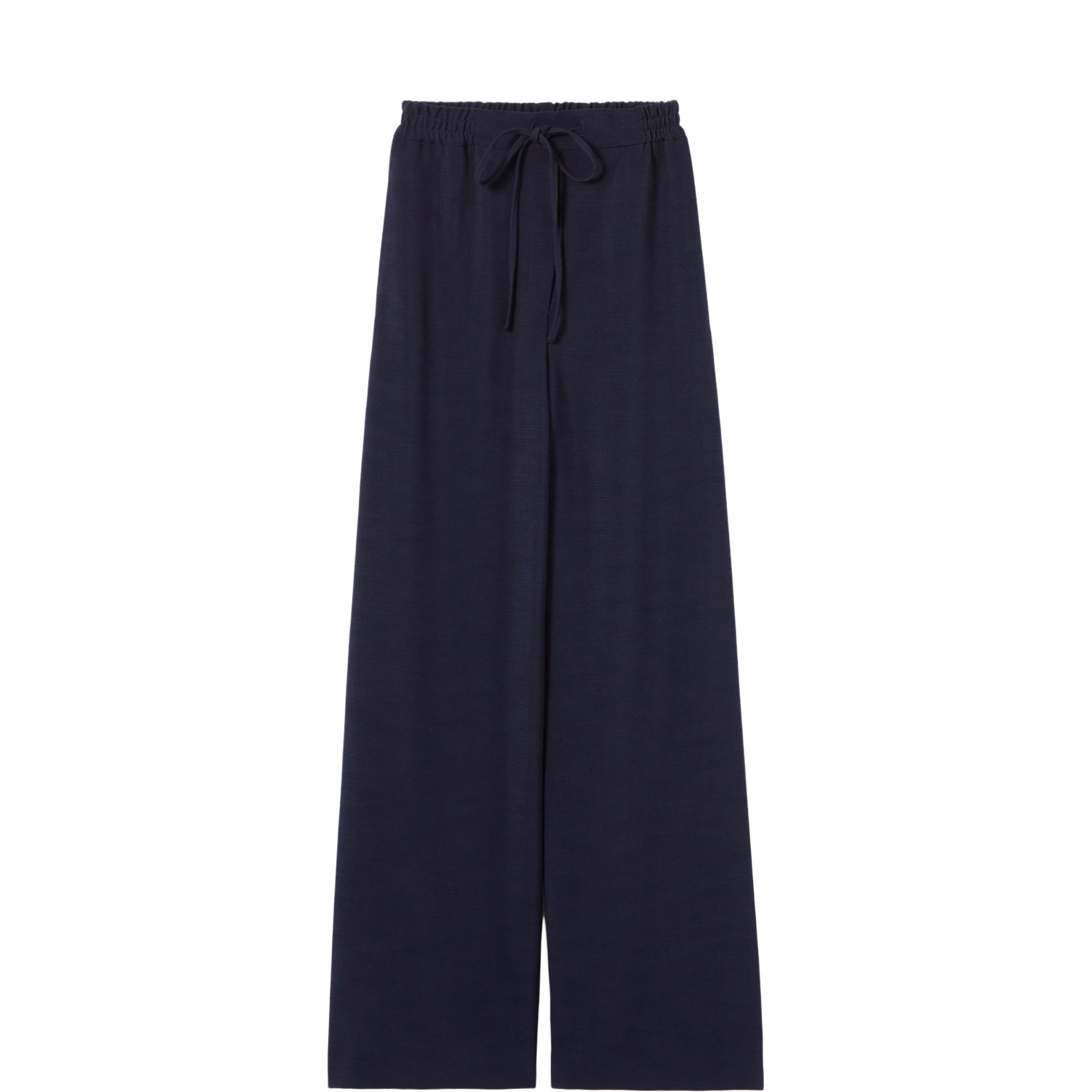 Drawstring Wide Leg Trousers