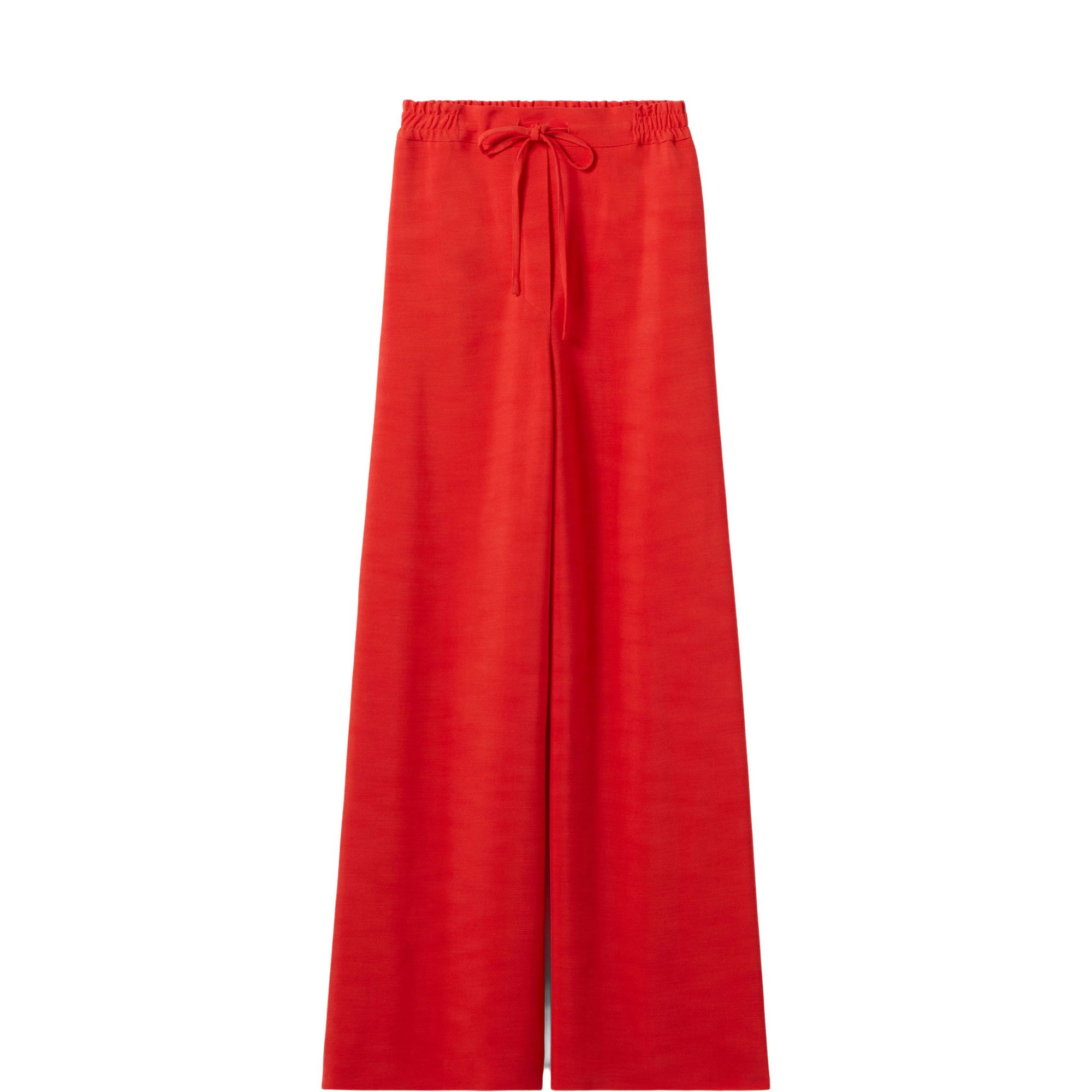 Drawstring Wide Leg Trousers