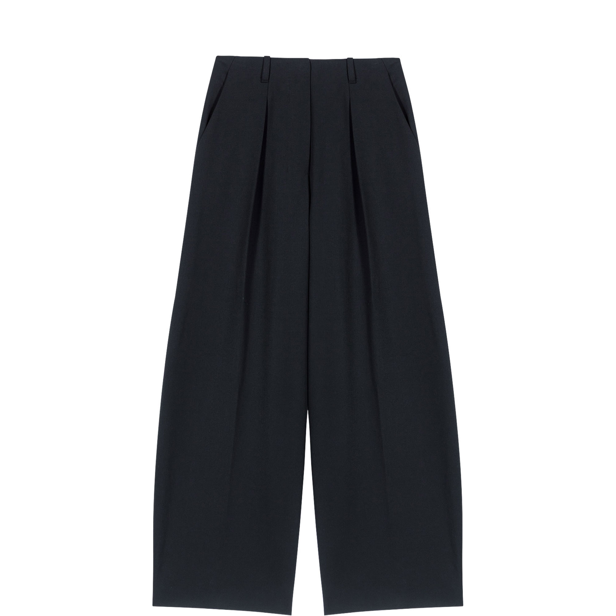 Balloon High-Rise Wide Leg Suit Trousers