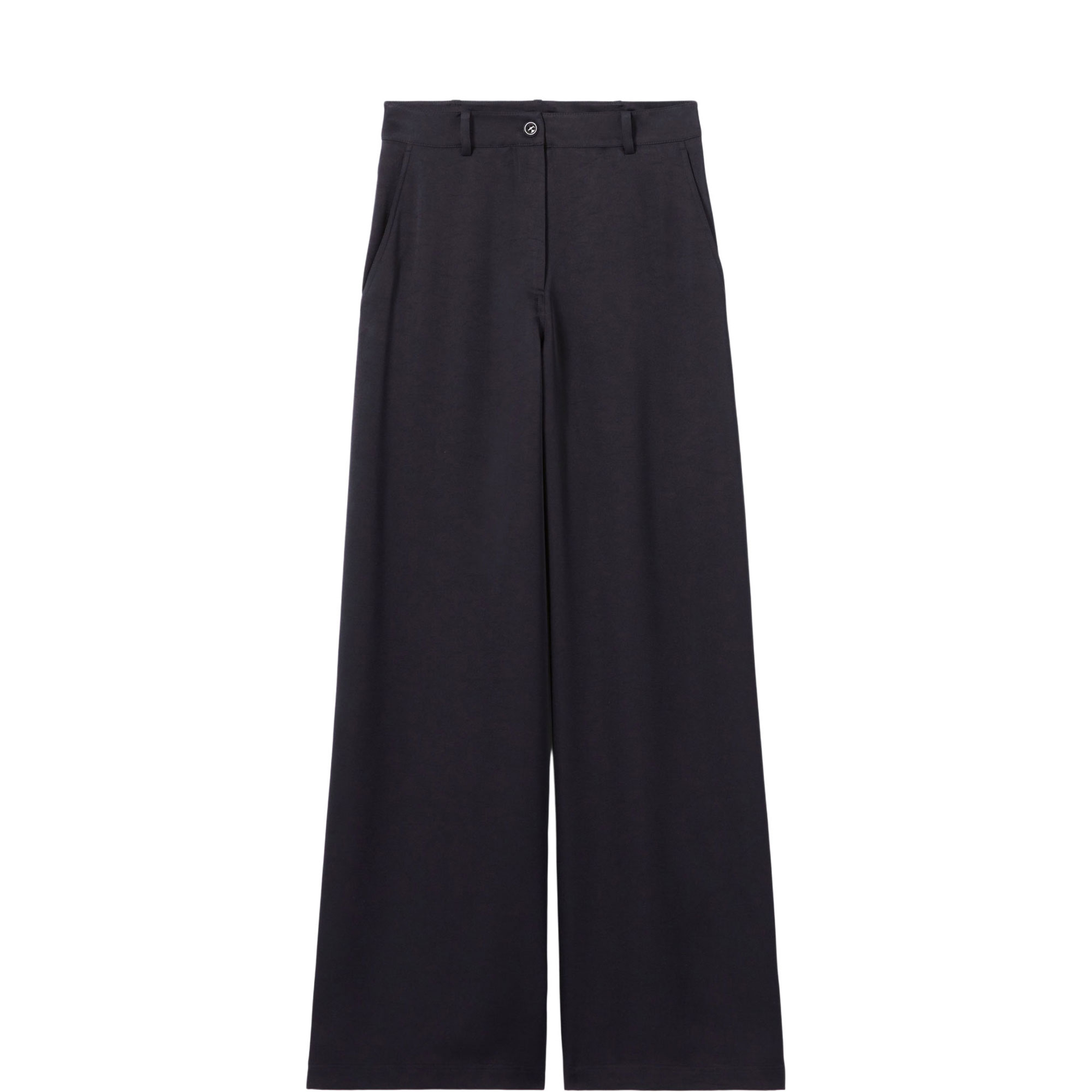 Satin Straight Leg Trousers