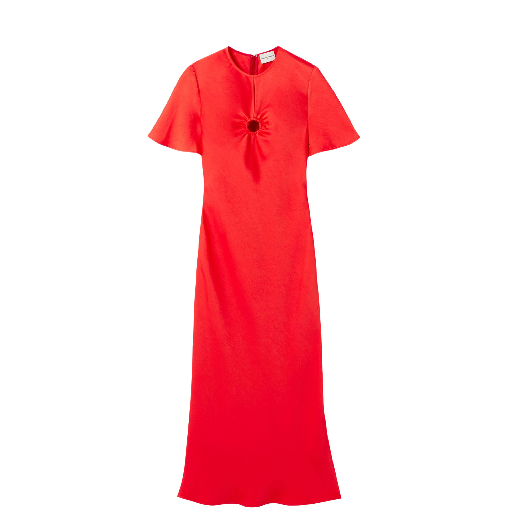 Hardware Detail Flared Dress