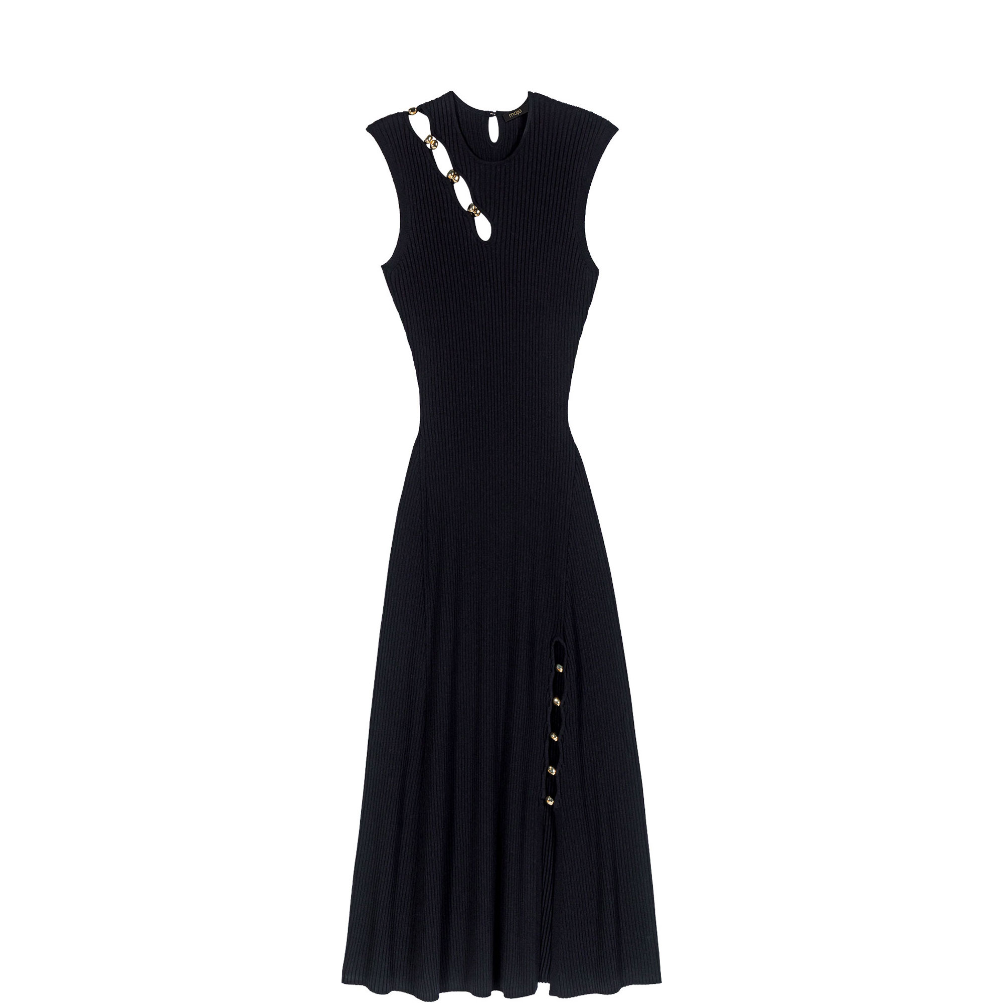 Embellished Cut-Out Dress