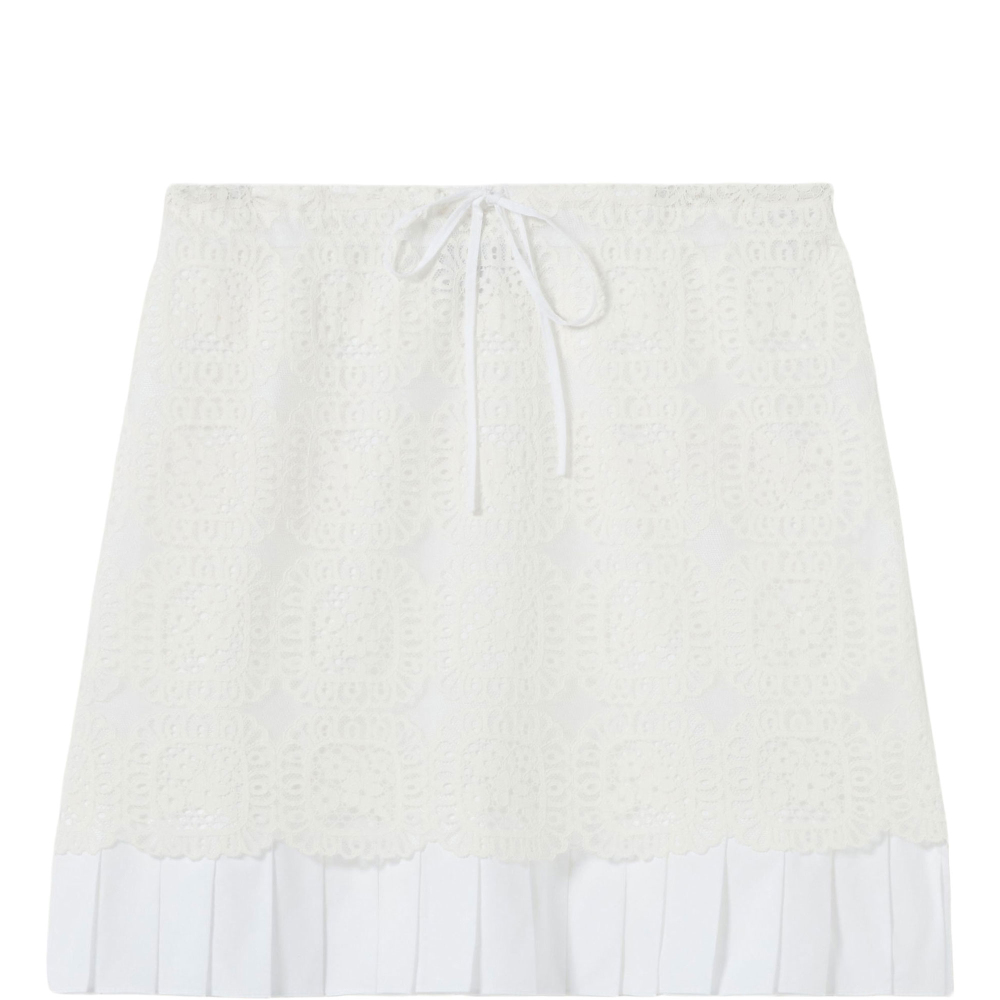 Embroidered Mini Skirt