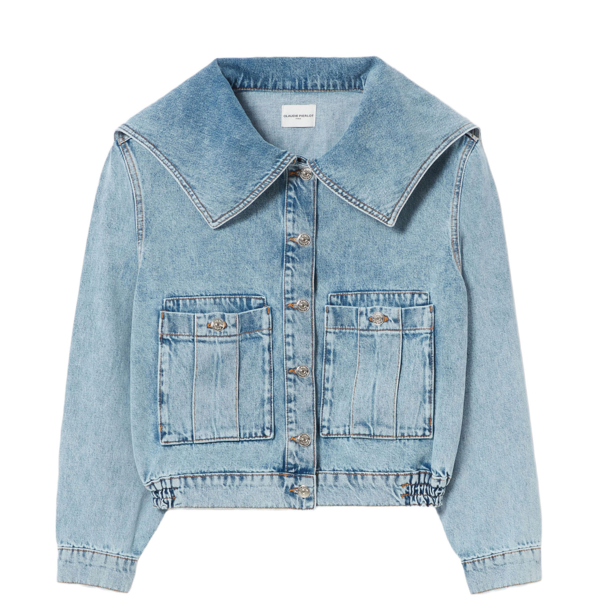 Sailor Collar Denim Jacket