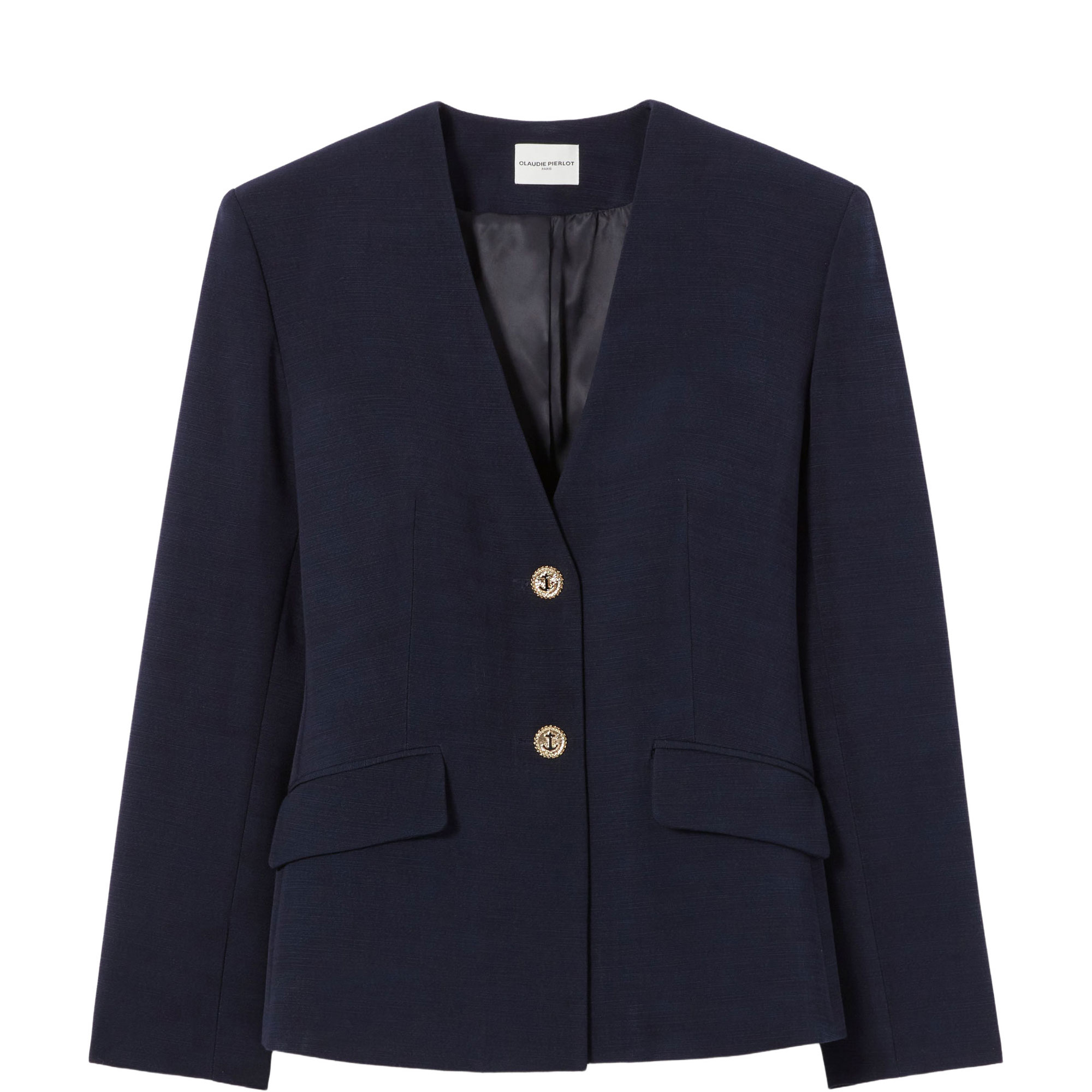 Single-Breasted Cropped Waistcoat