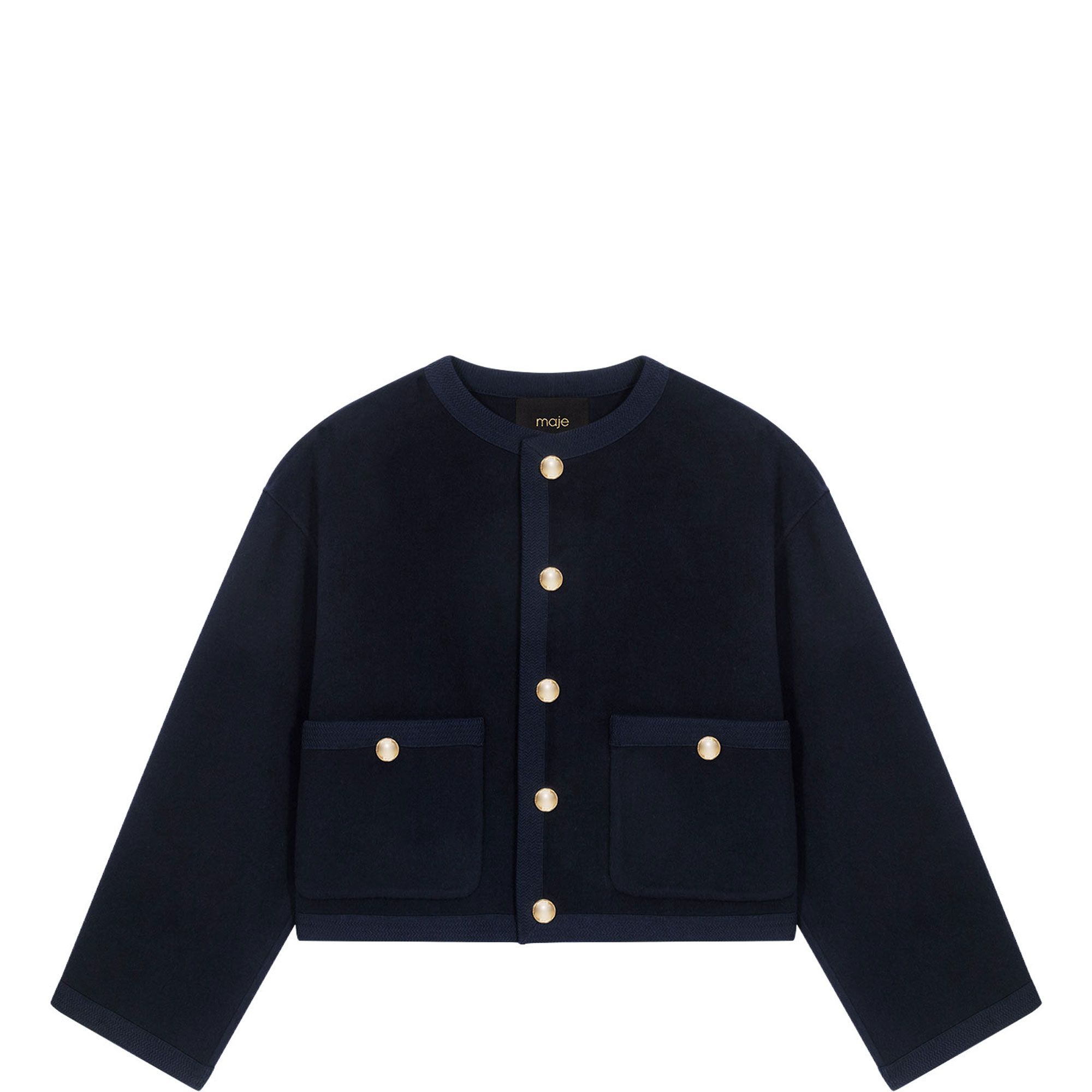 Single-Breasted Trim Jacket