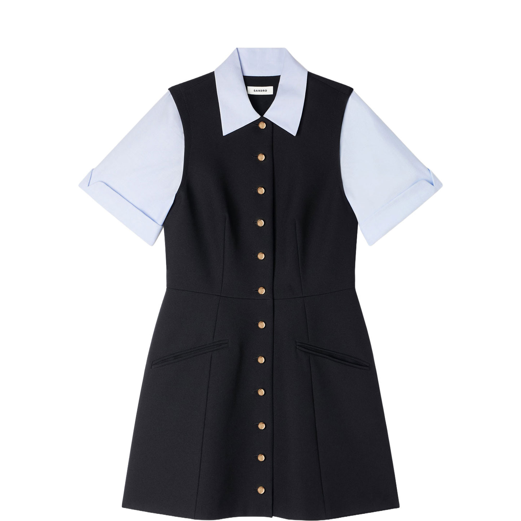 2-in-1 Mini Shirt Dress