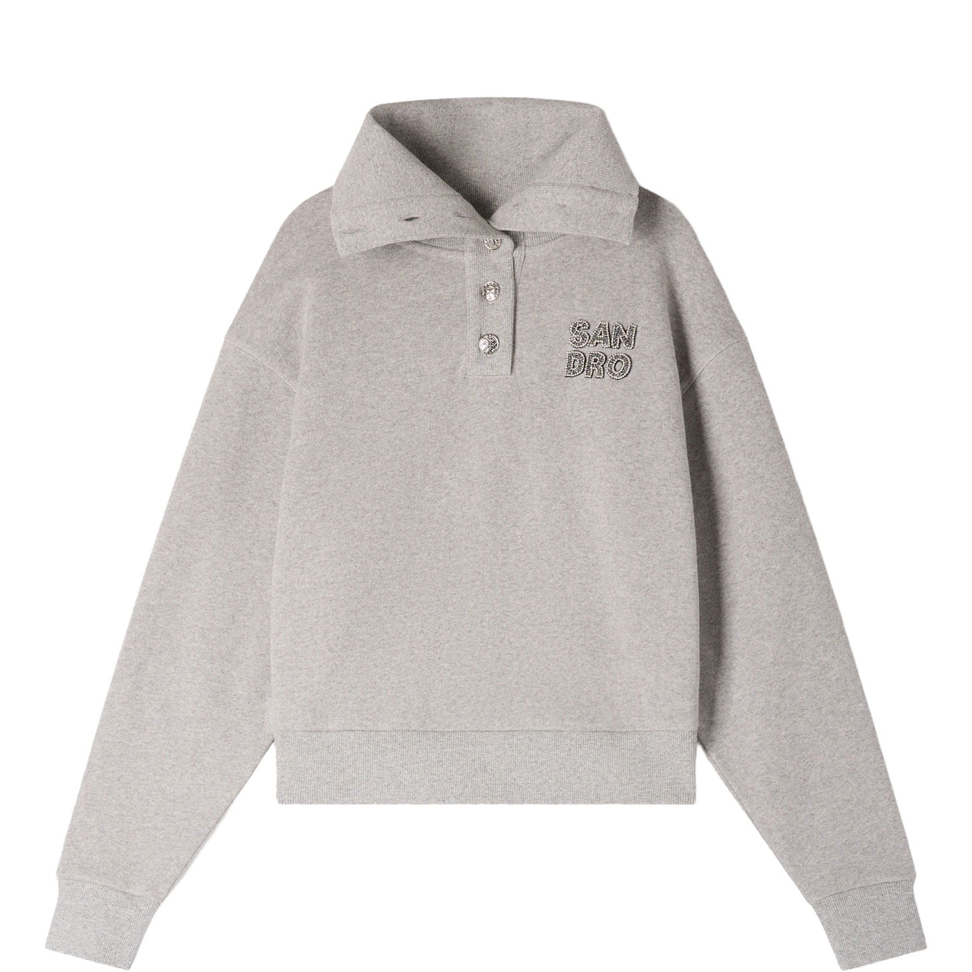 Logo Half-Button Sweatshirt