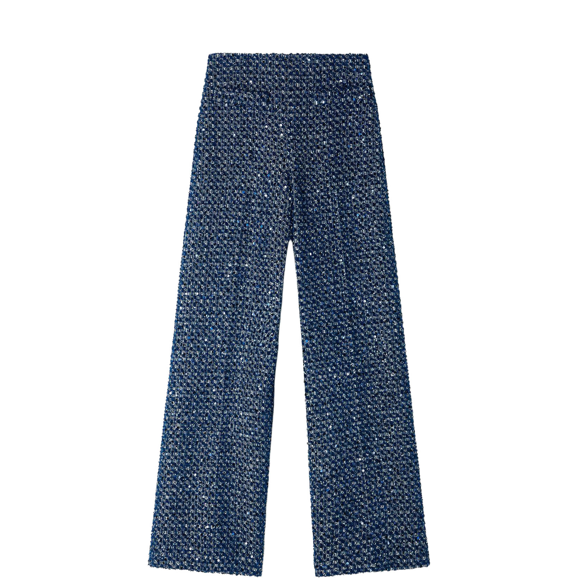 Sequin Wide Leg Trousers