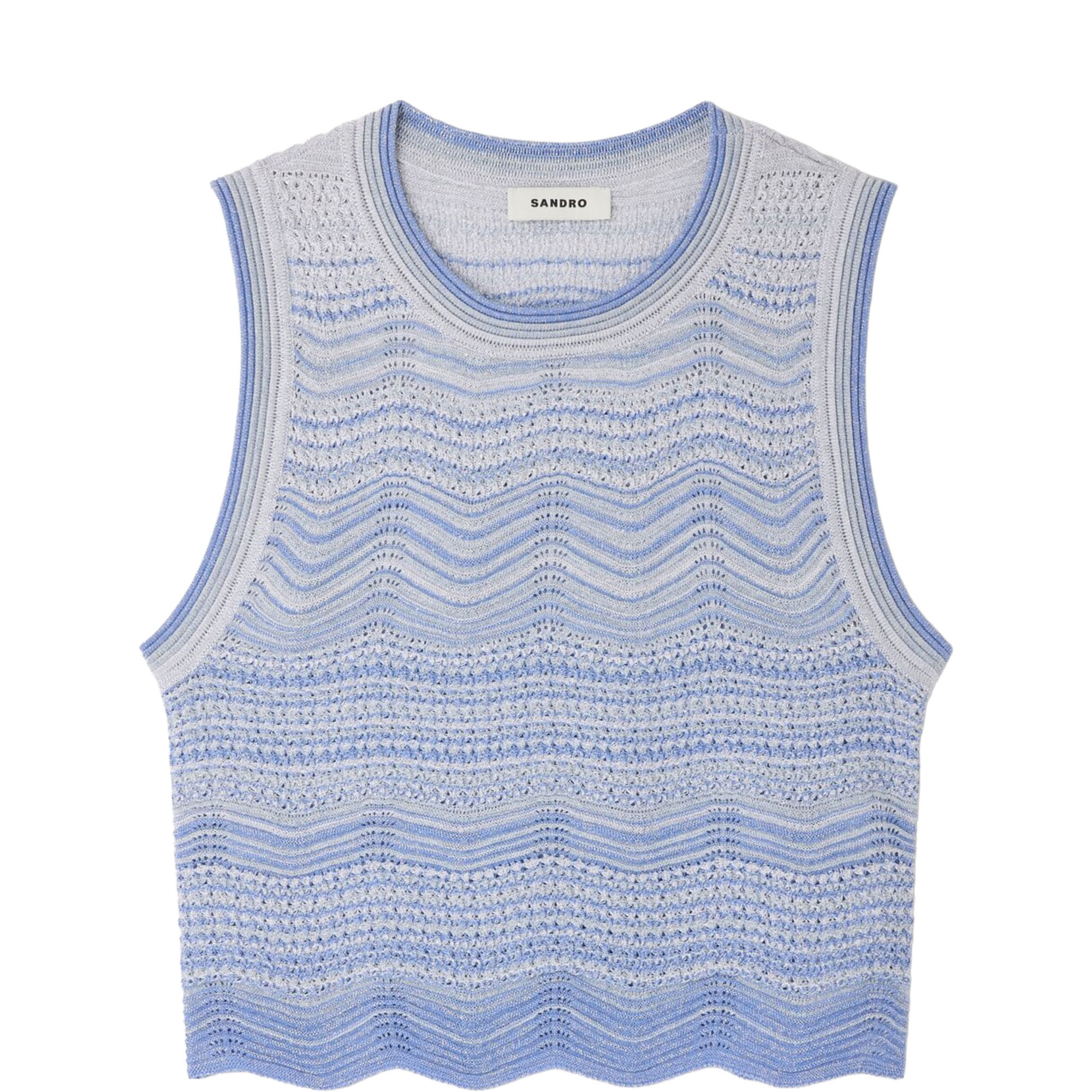 ZigZag Knit Crop Top