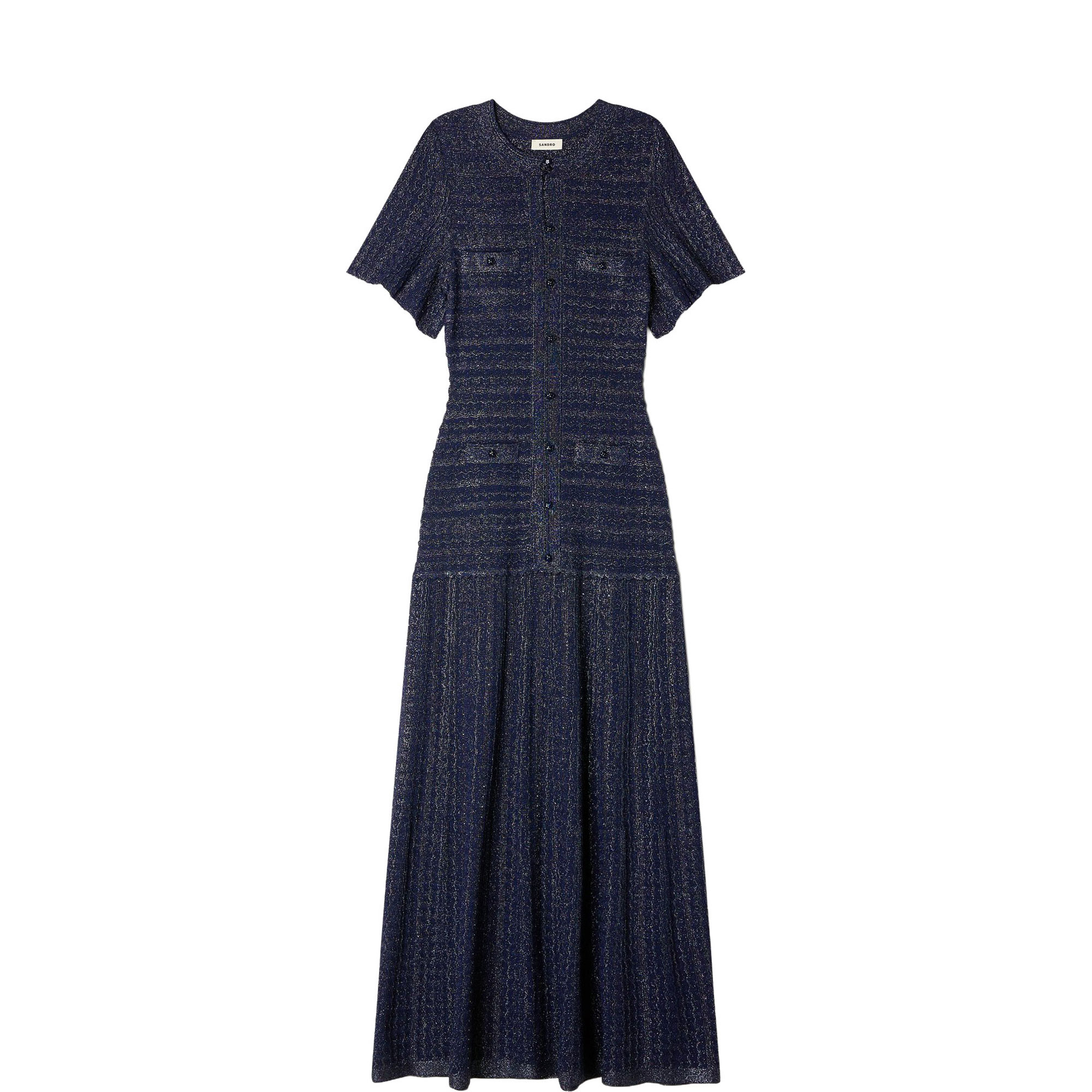 Rhinestone Knitted Dress