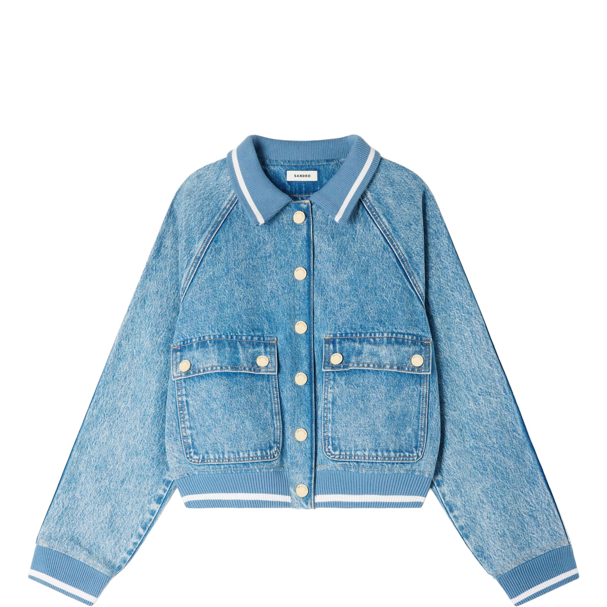 Denim Bomber Jacket