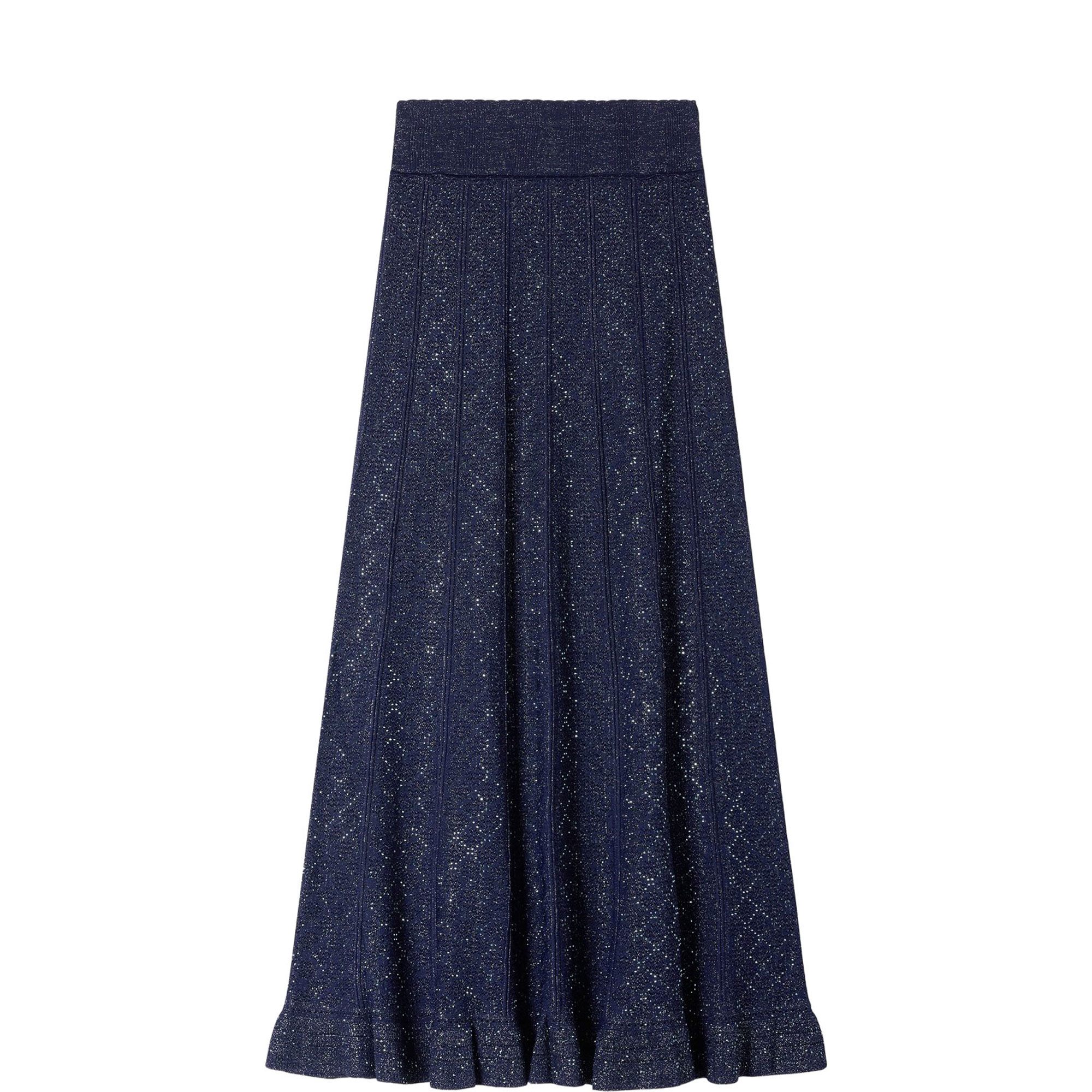 Rhinestone Knitted Skirt