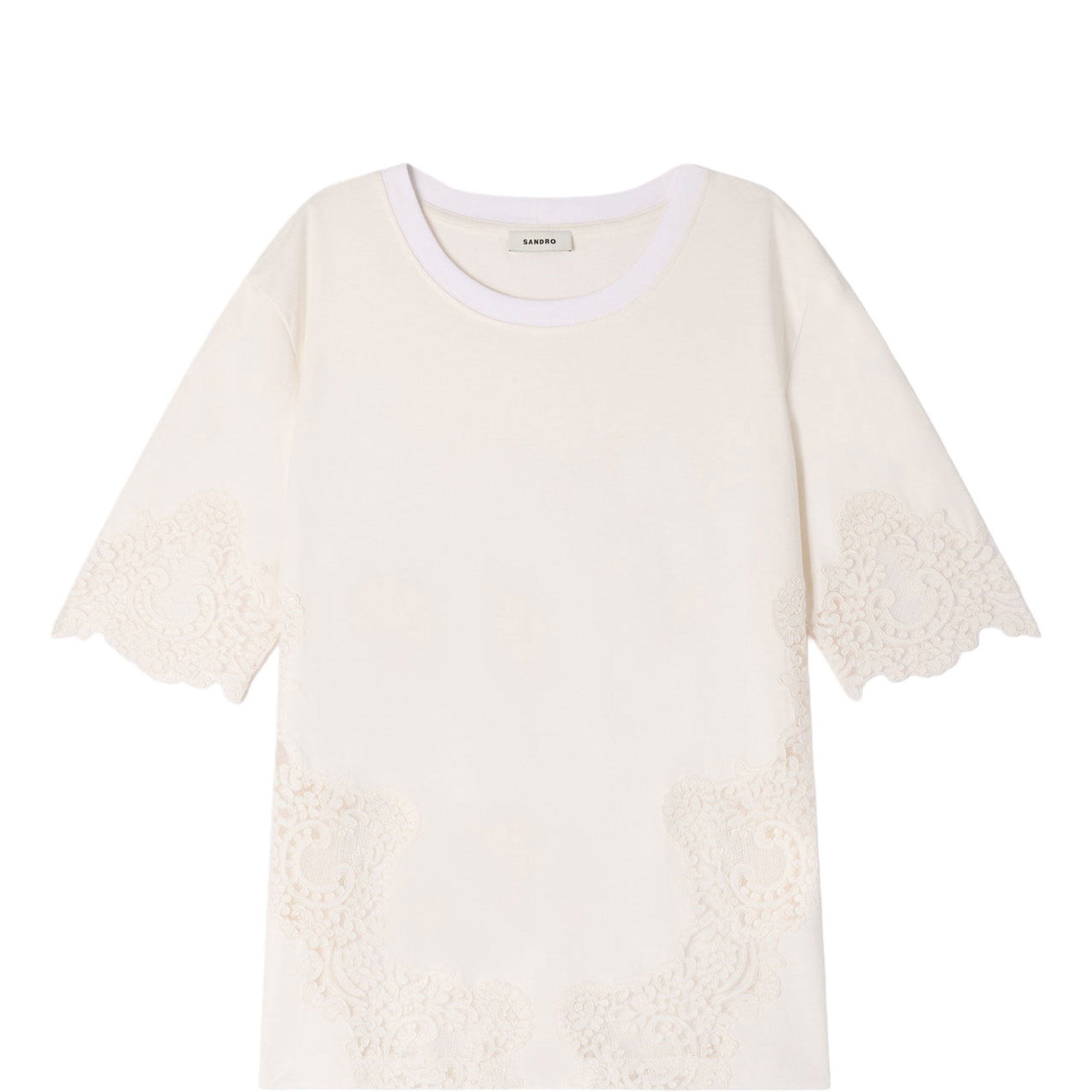 Lace Detail T-Shirt