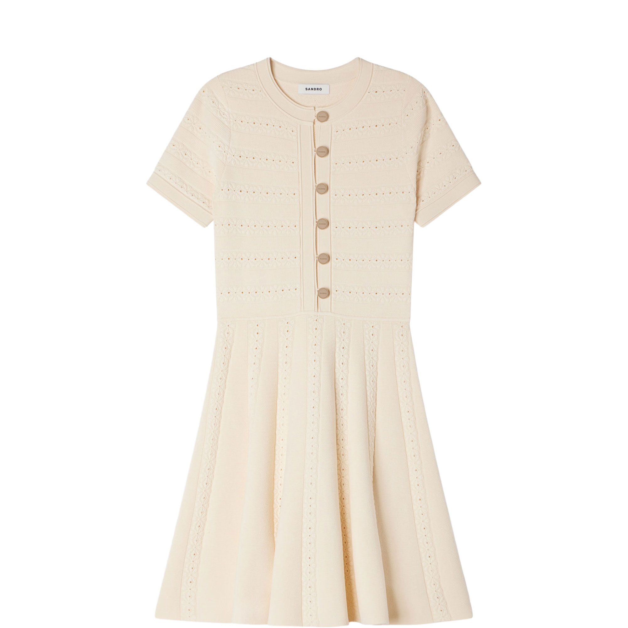 Floral Knit Mini Dress