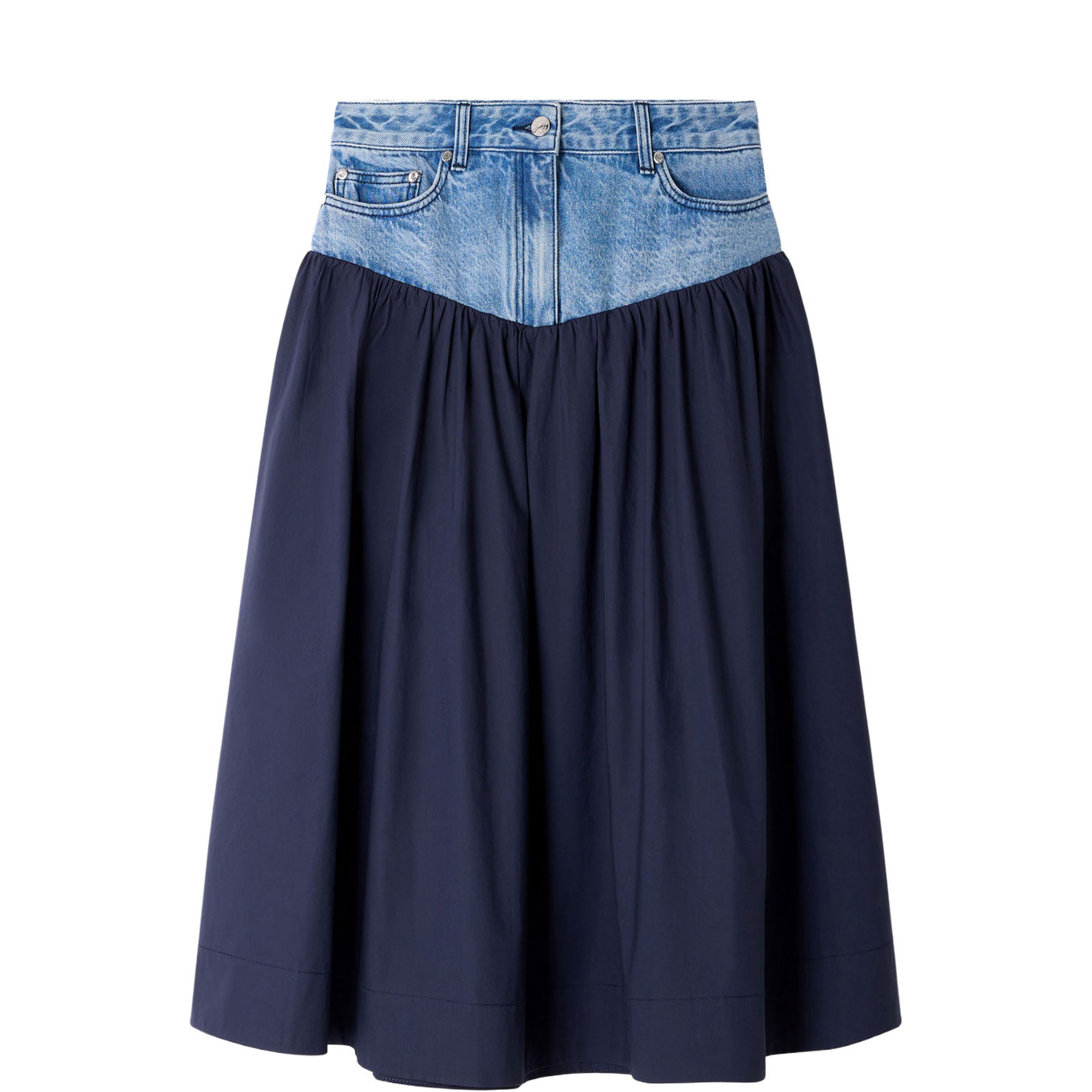 Hybrid Denim Skirt