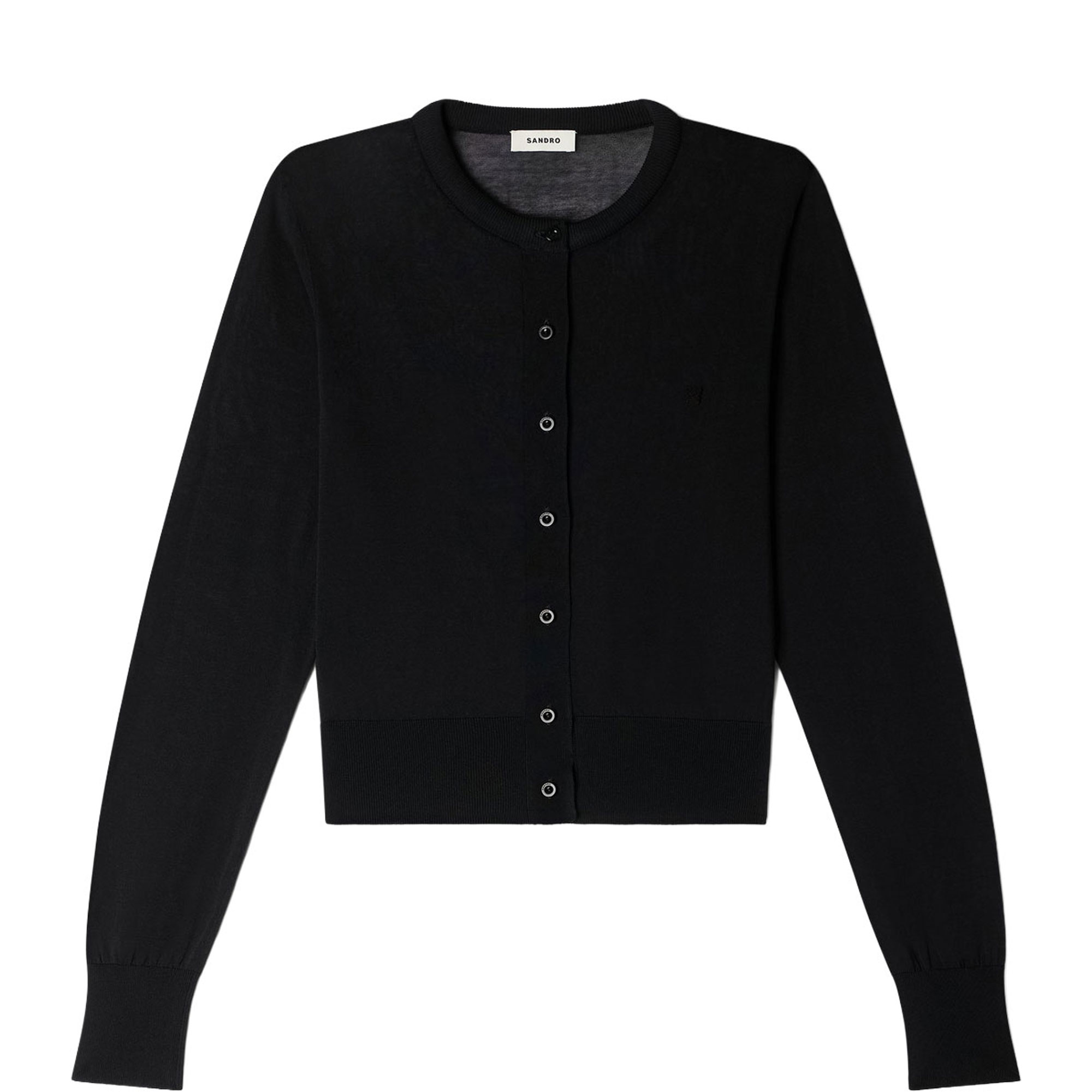 Padded Cropped Cardigan