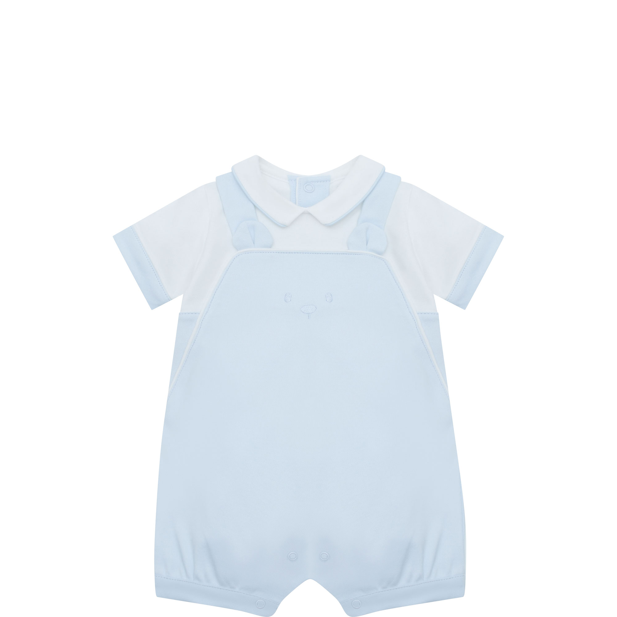 Lucas Bear Onesie Dungaree Romper