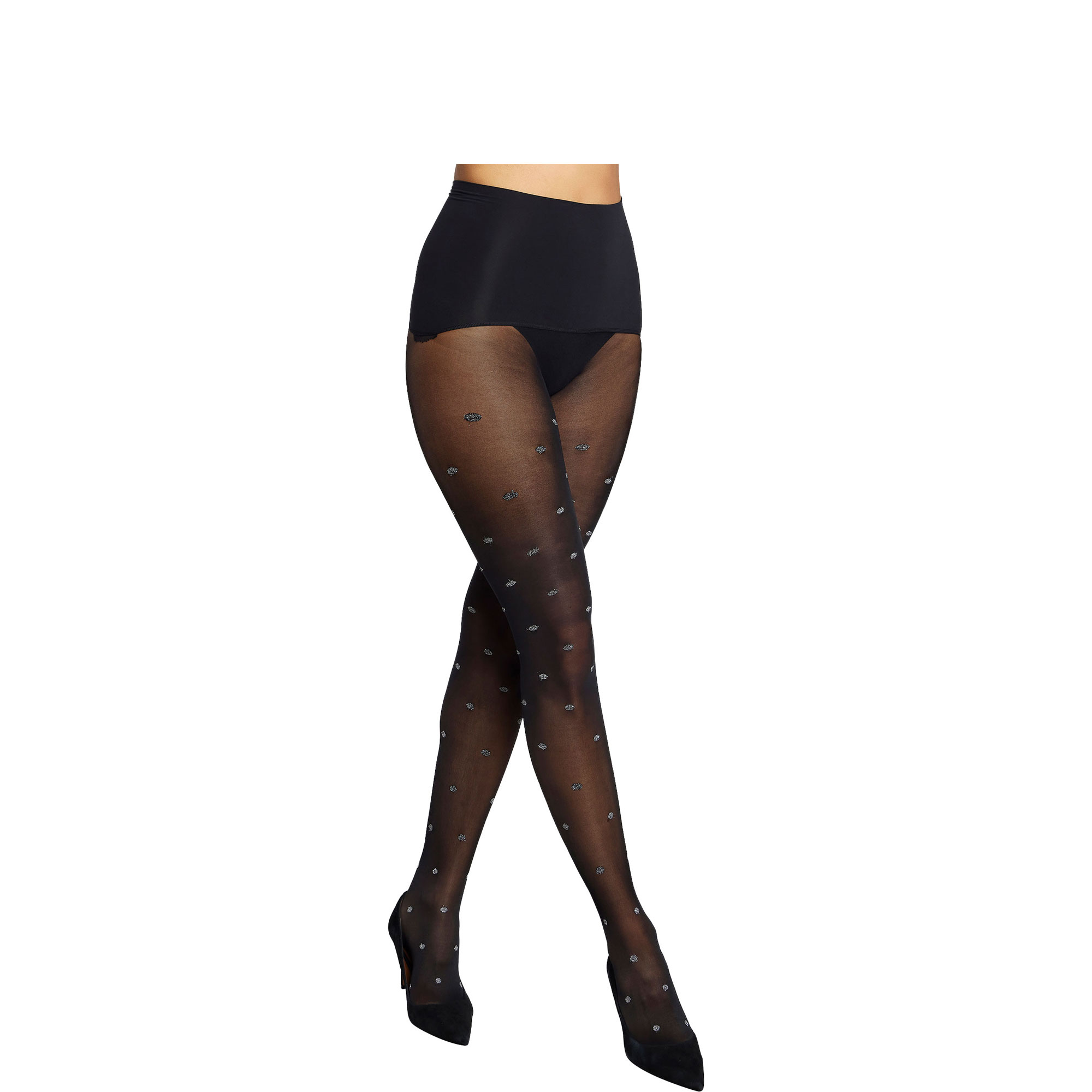 The Shimmer Polka Dot Tights 35 Denier