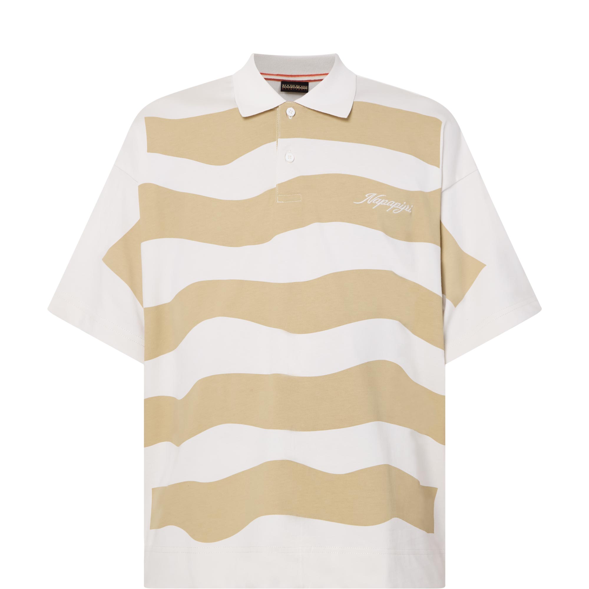 Spectrum Logo Striped Polo Shirt