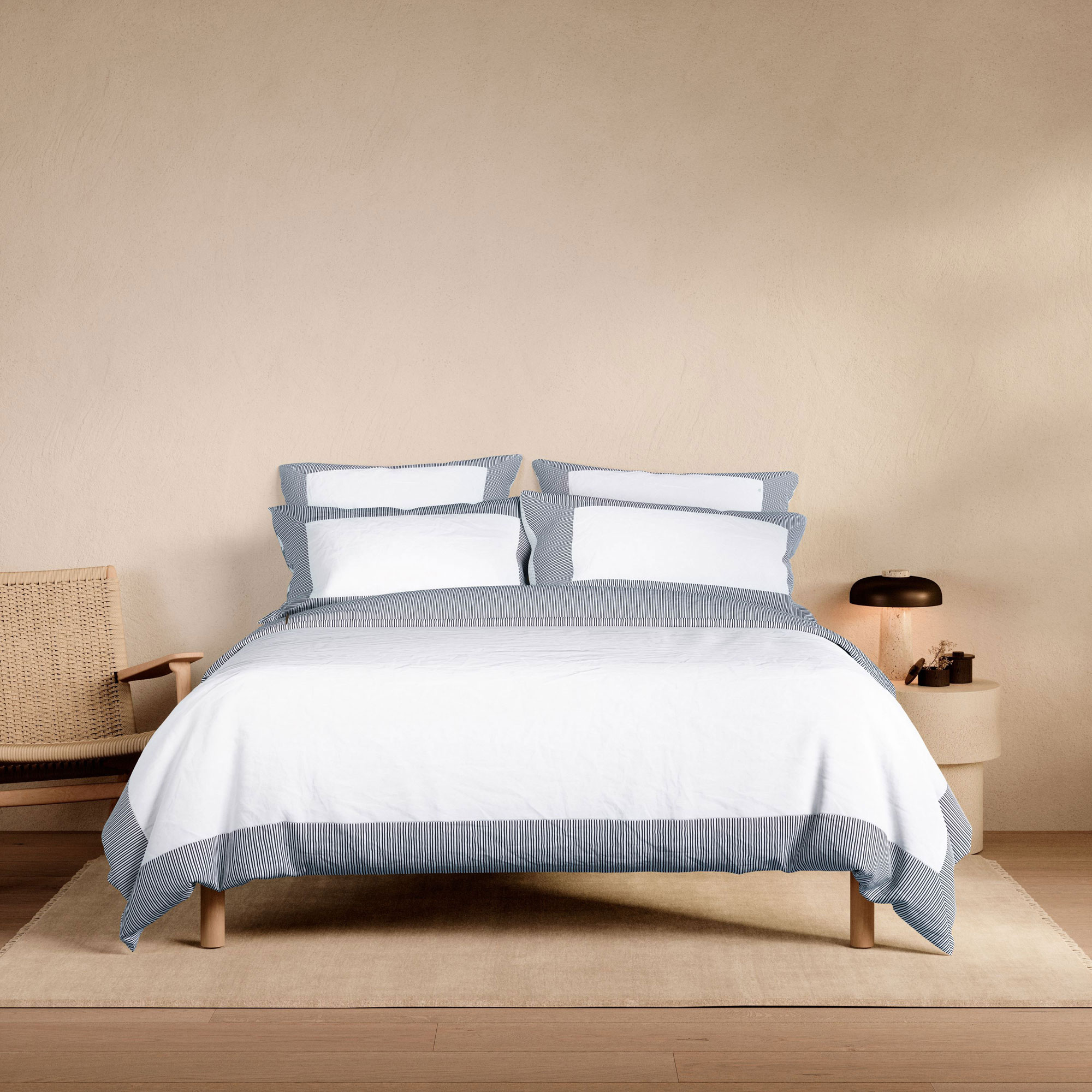 Reframed Duvet Set Midnight