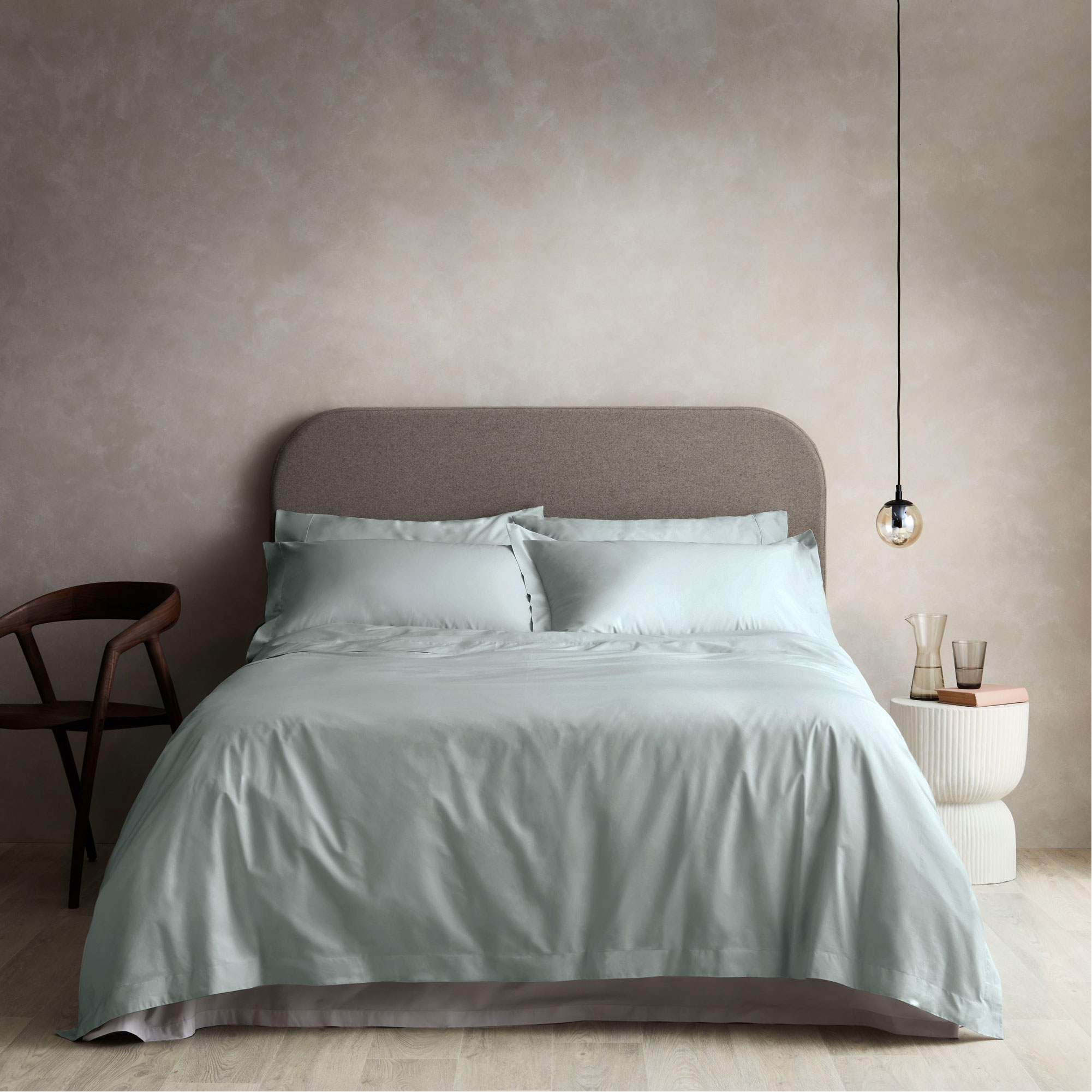 500 Thread Count Fitted Sheet Seaglass Sheets & Pillow Cases