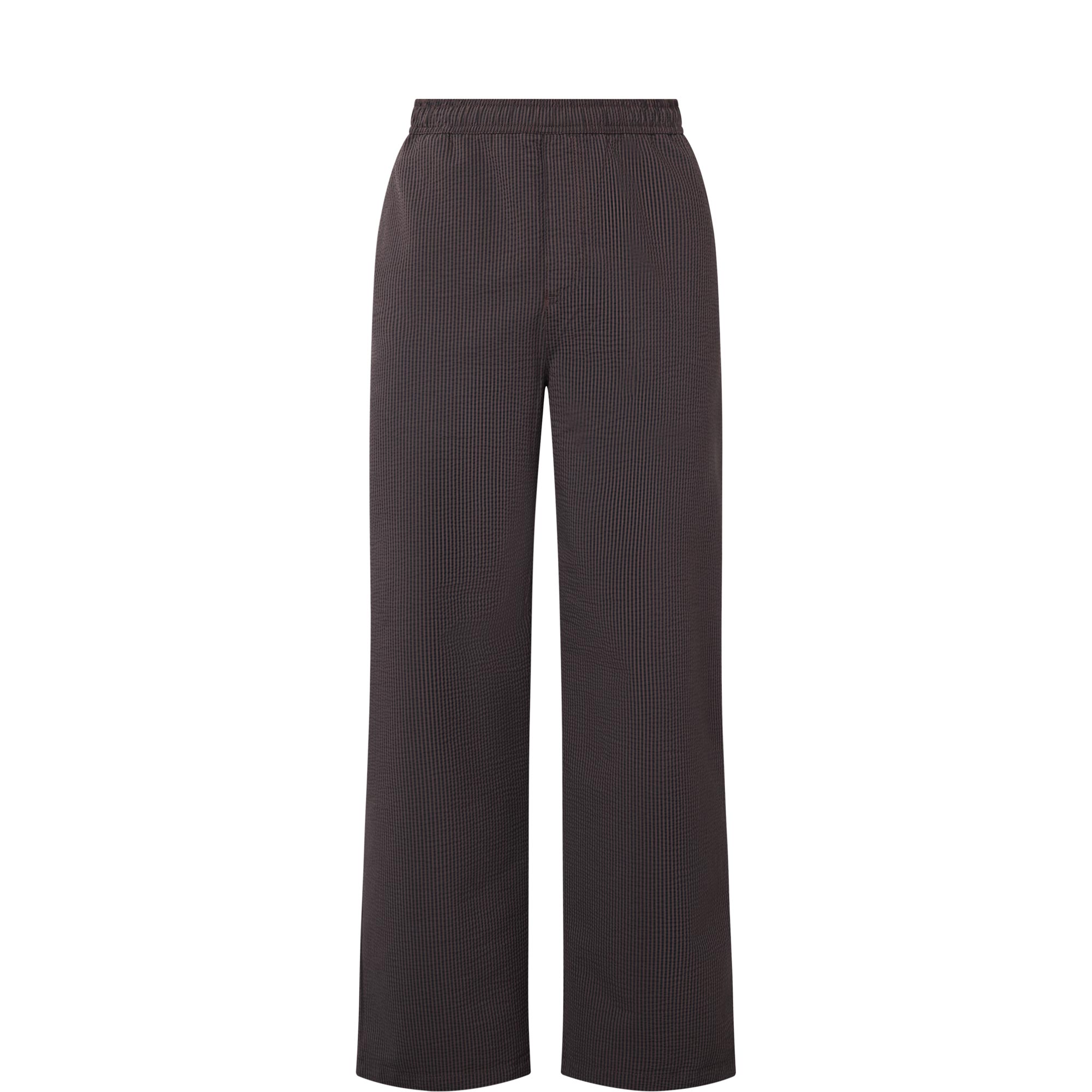 Edison Seersucker Straight Leg Trousers